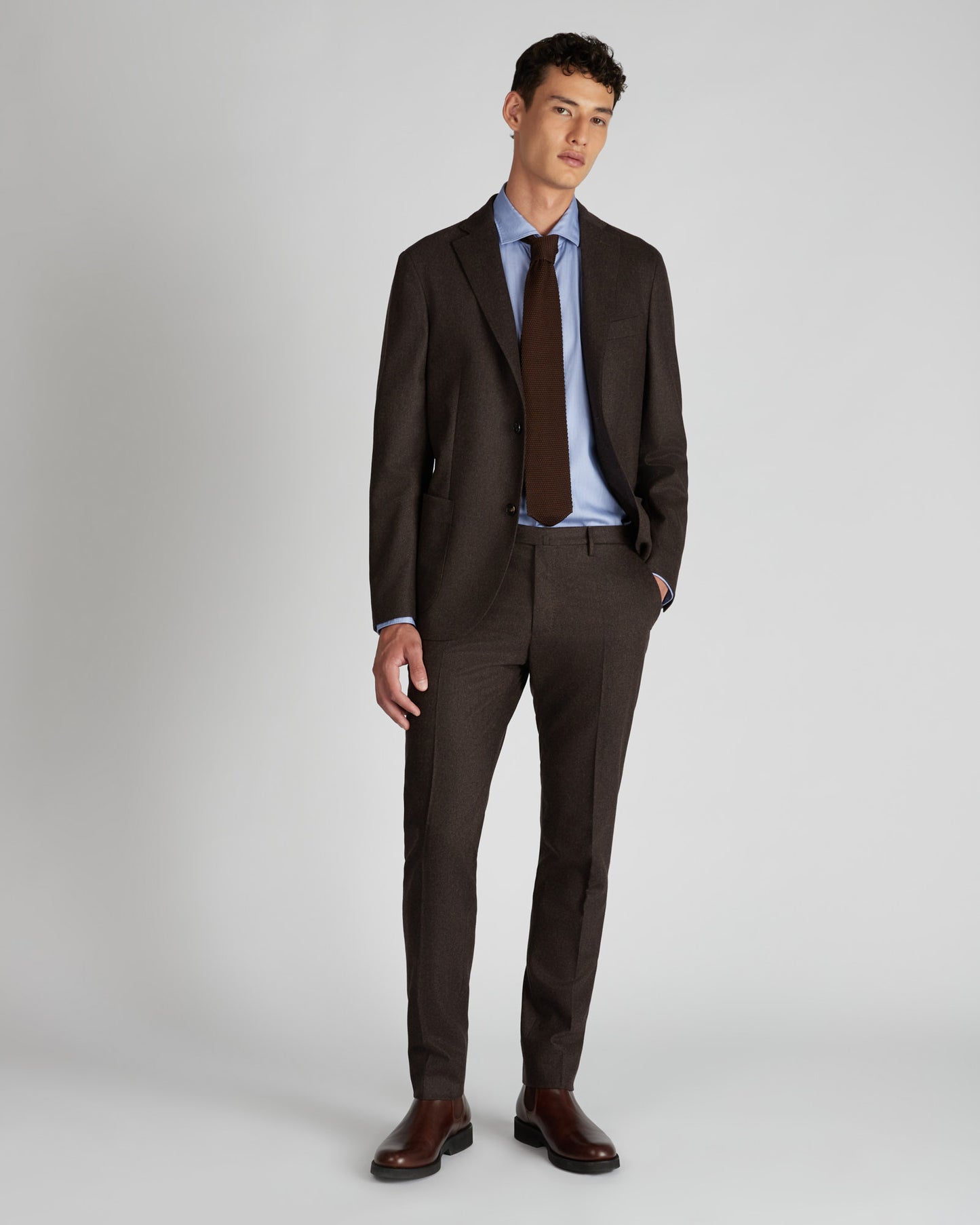 コットン・スリムフィットシャツ