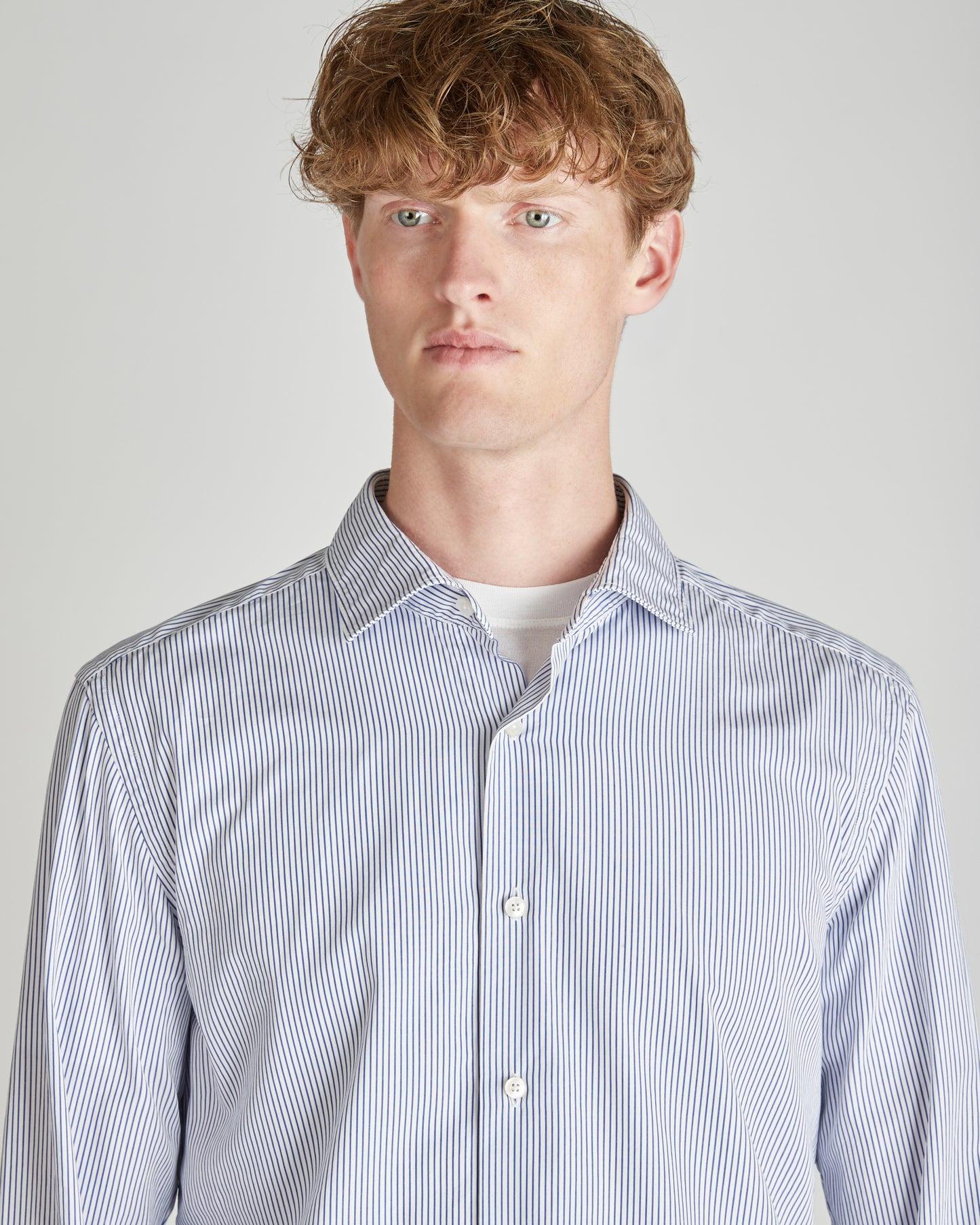 コットン・スリムフィットシャツ