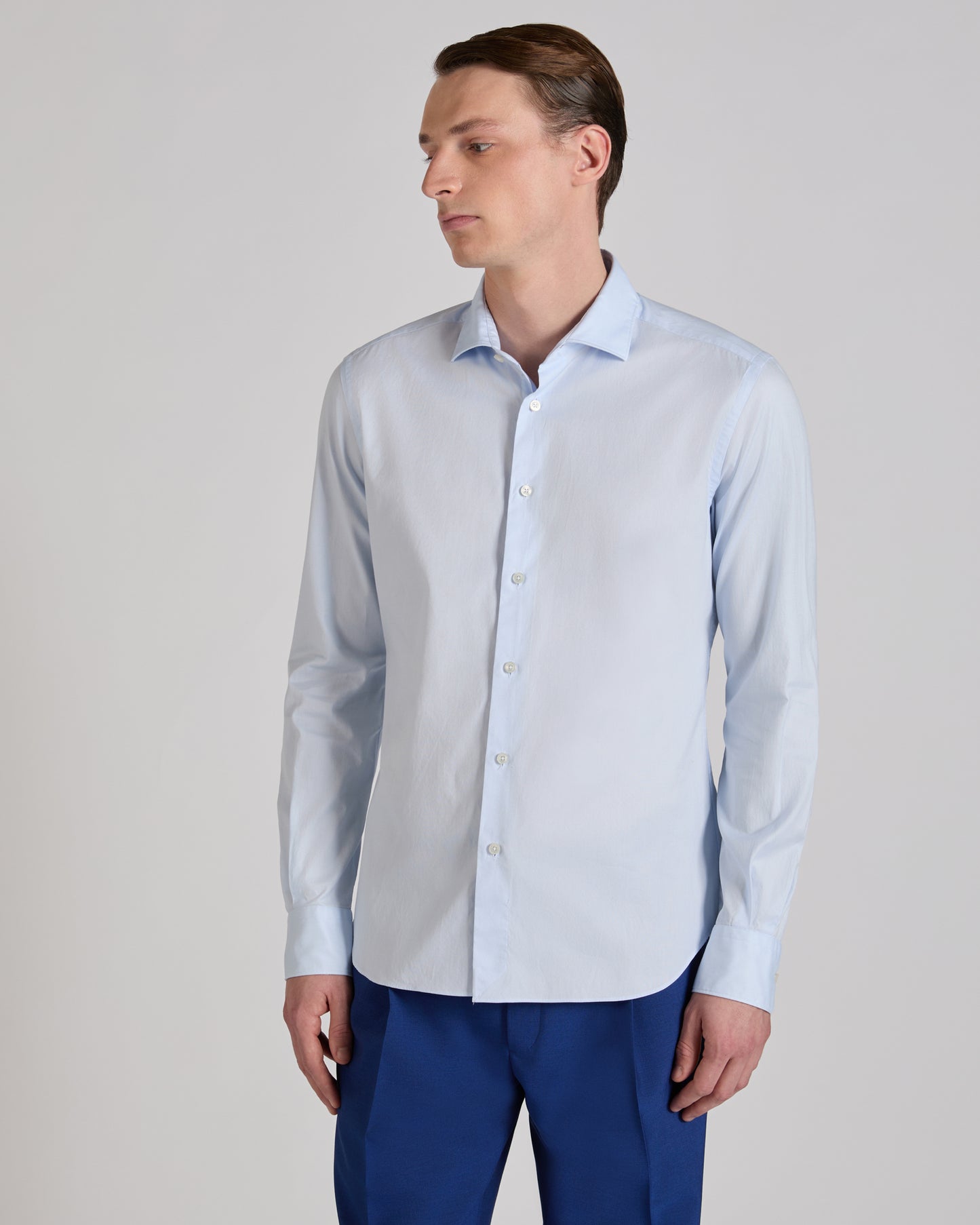 Slim fit Oxford cotton shirt
