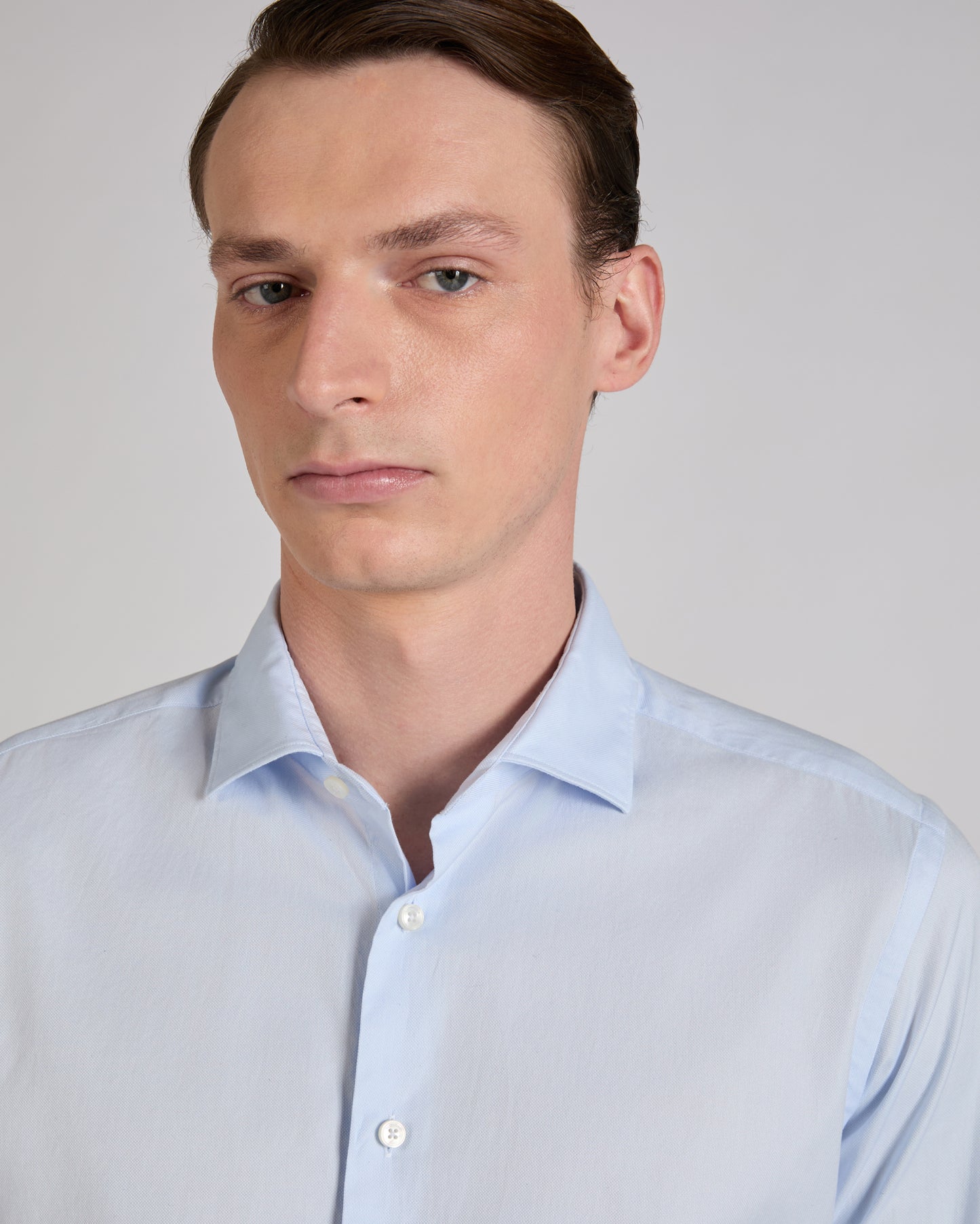 Slim fit Oxford cotton shirt