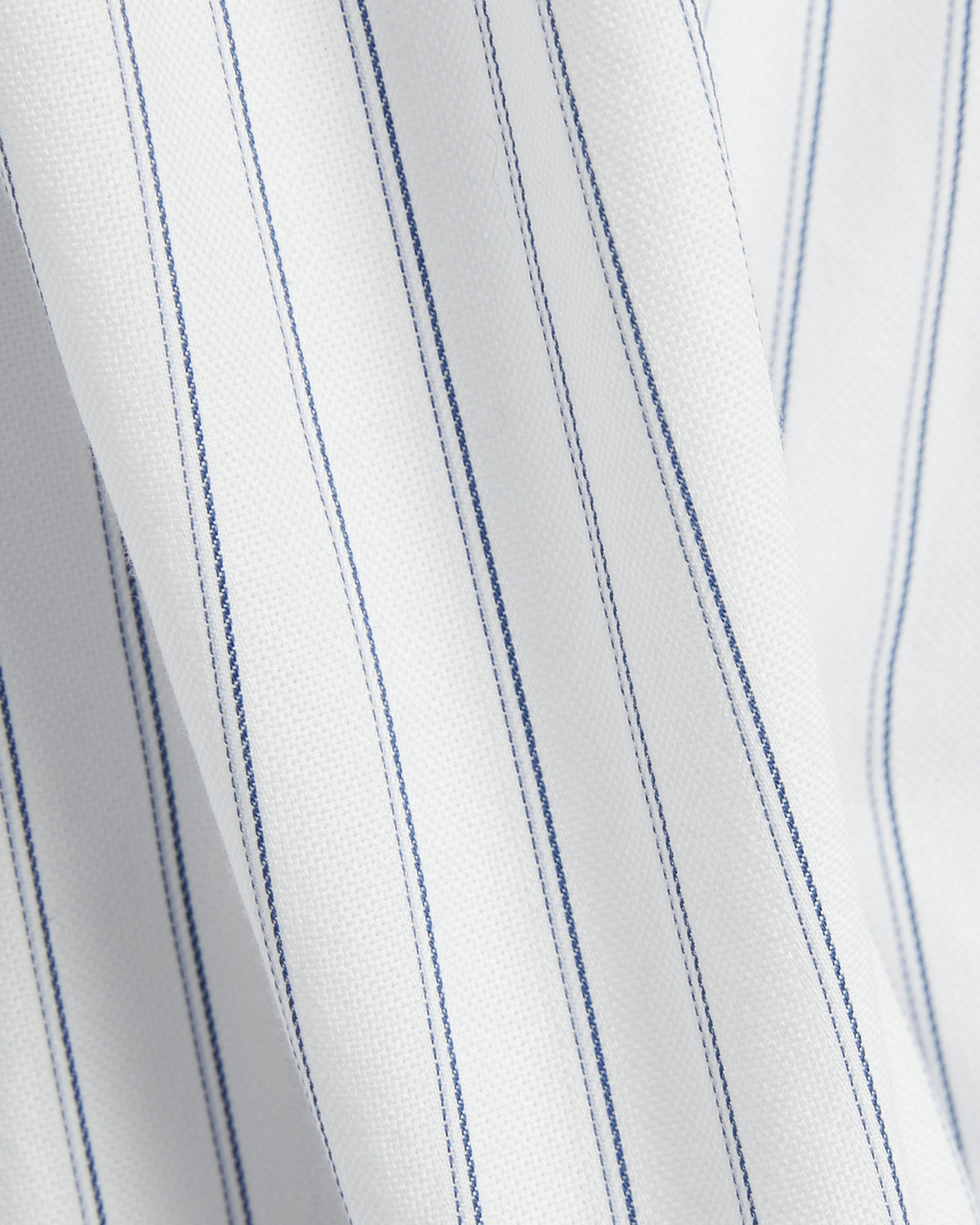 Gestreiftes Baumwollhemd Slim Fit