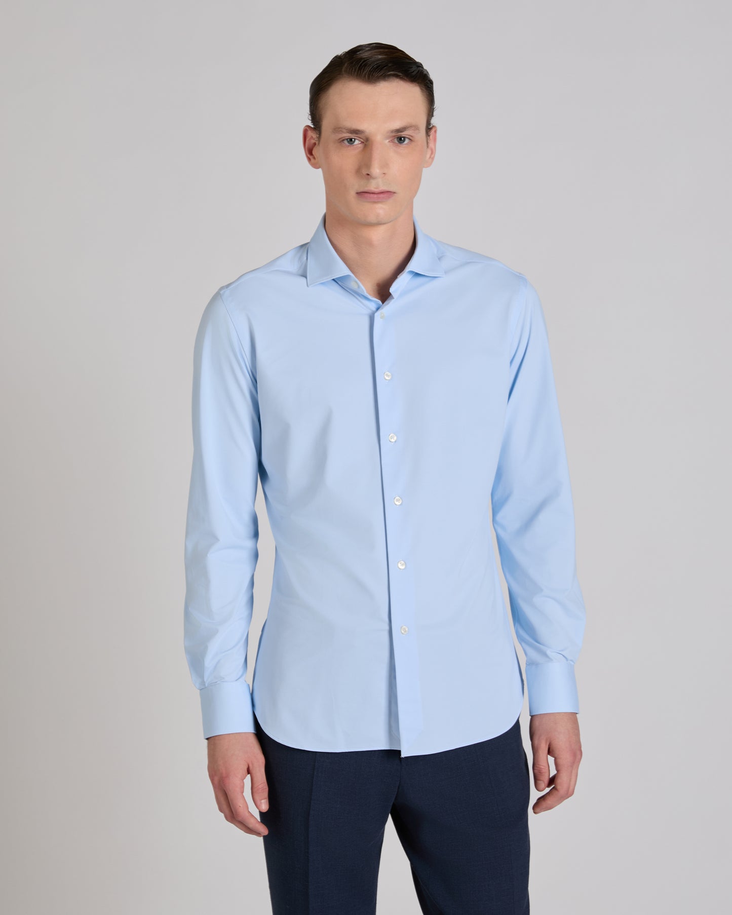 Hemd Slim Fit aus technischem Gewebe