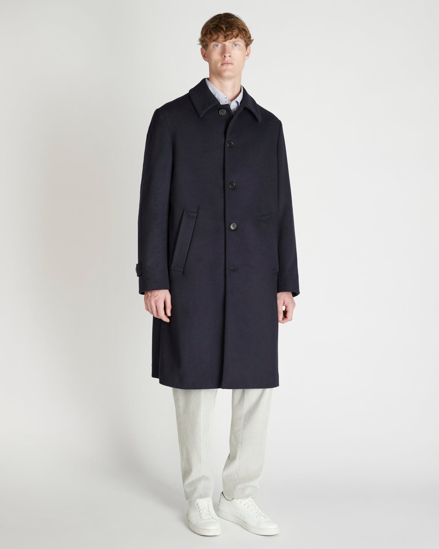 ウールとカシミアのブレード・レギュラーフィットローデン