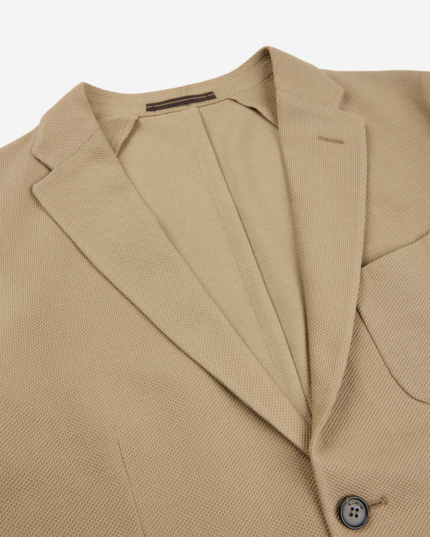 Slim fit English-rib knit jersey jacket