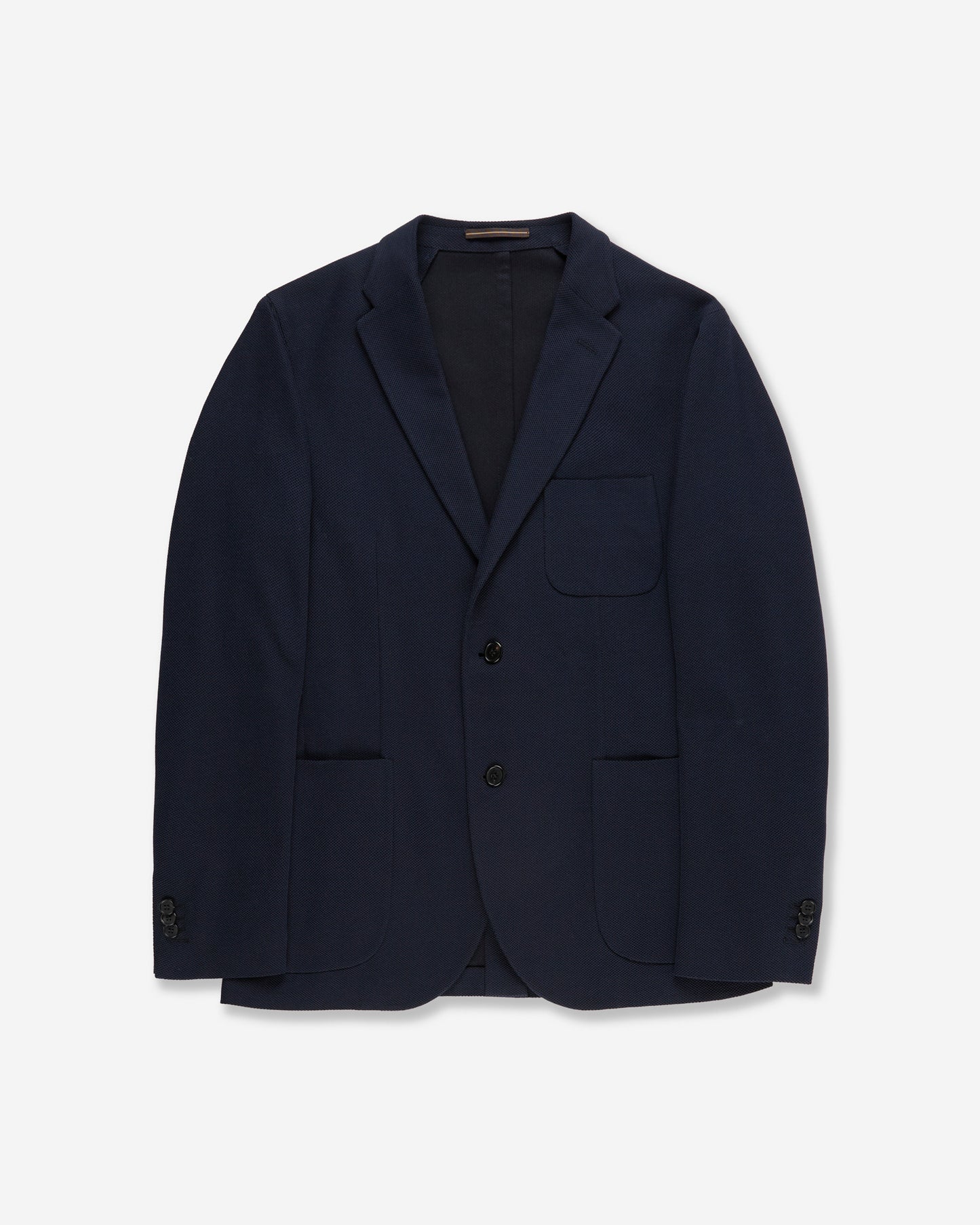 Slim fit English-rib knit jersey jacket