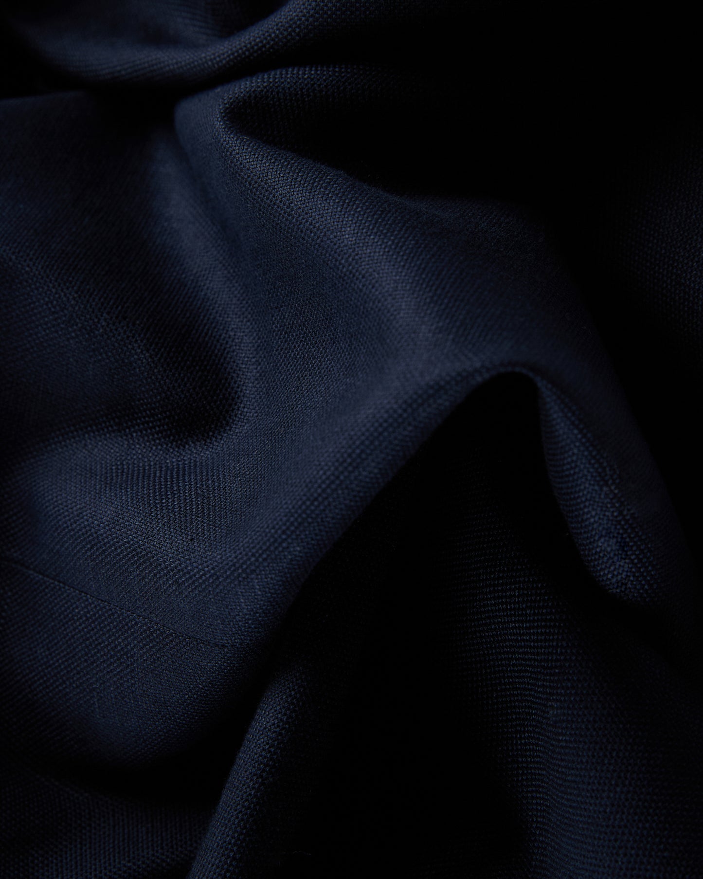 Regular fit stretch cotton and linen panama double-breasted jacket