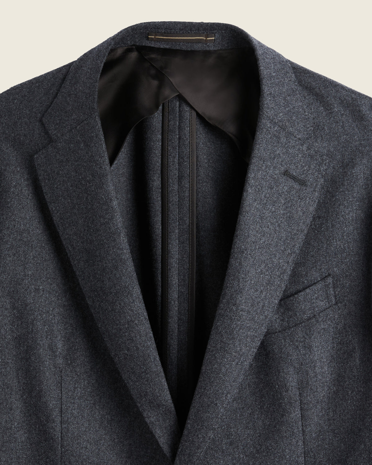Jacke Slim Fit aus Woll- und Kaschmirflanell