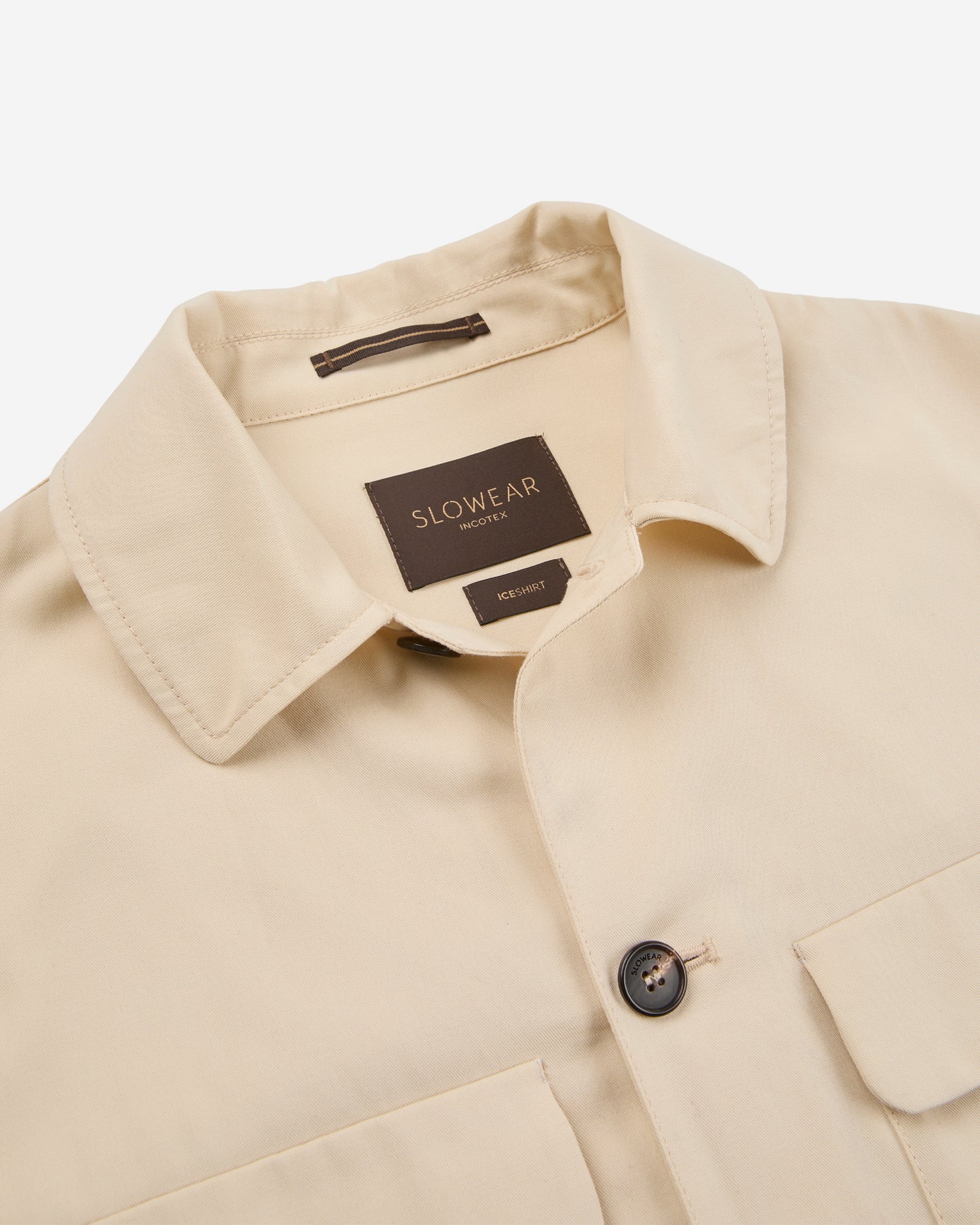 Overshirt aus Baumwollkrepp
