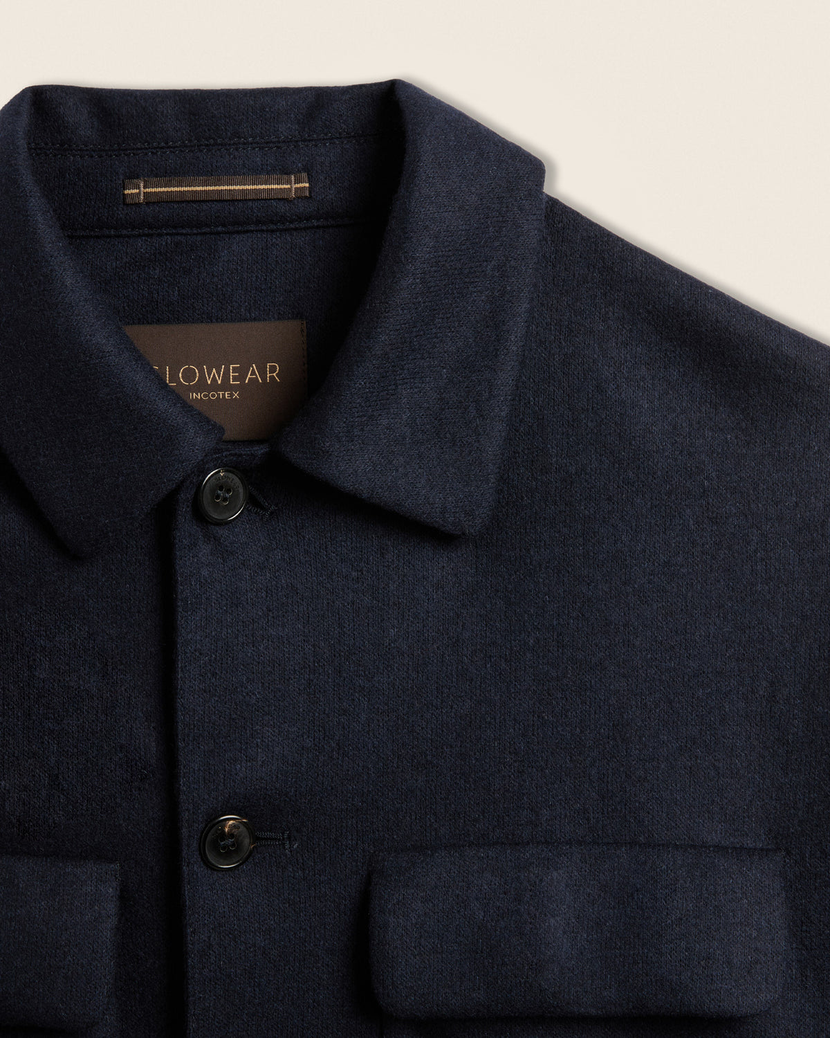 Overshirt aus reinem Kaschmirjersey