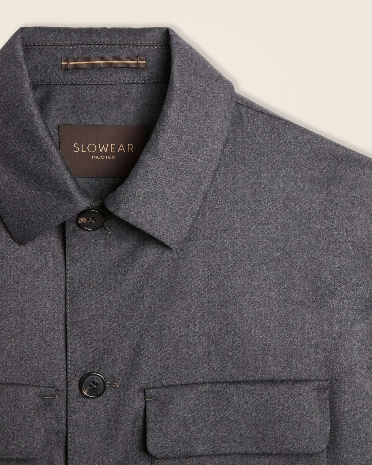 Overshirt aus Wollflanell