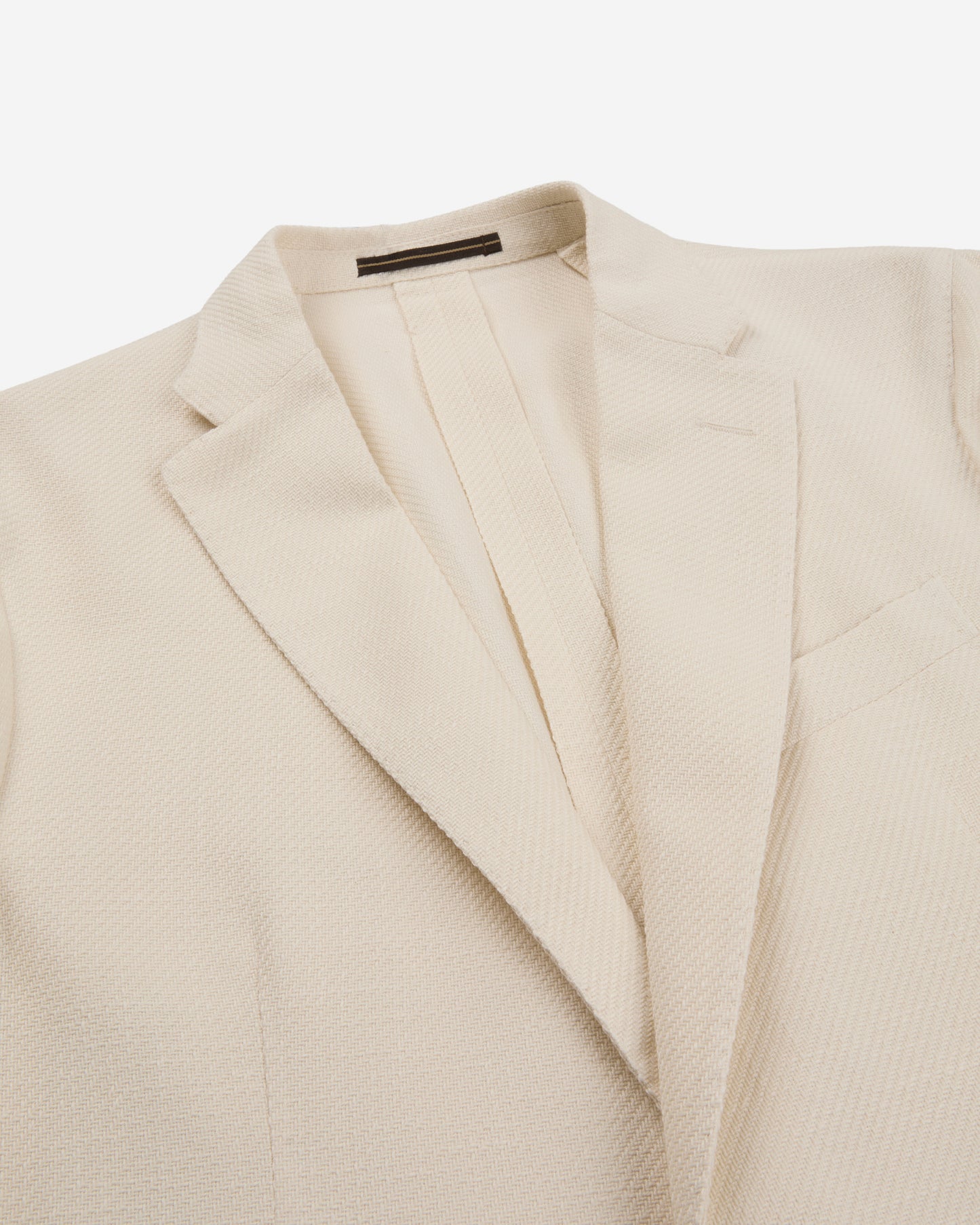 Jacke Slim Fit aus Baumwolle mit Melange-Effekt