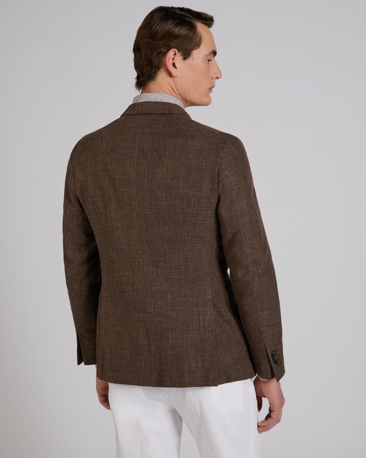 メランジュエフェクトコットン・スリムフィットジャケット