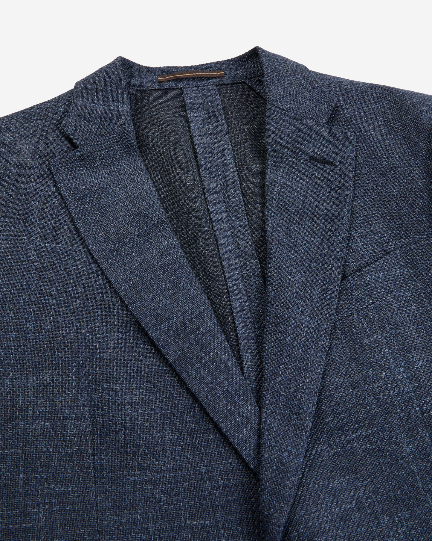 Veste slim fit en coton effet chiné