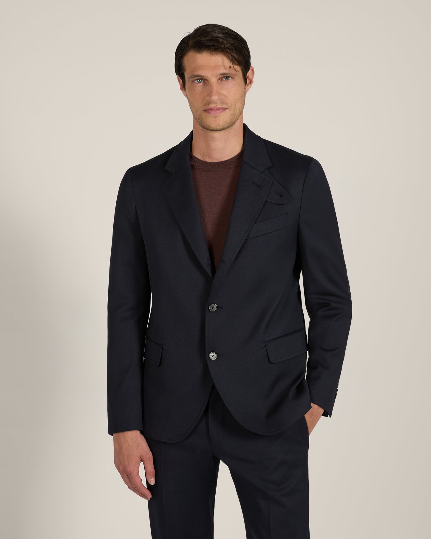 Regular-Fit Sakko aus Tekno-Twill