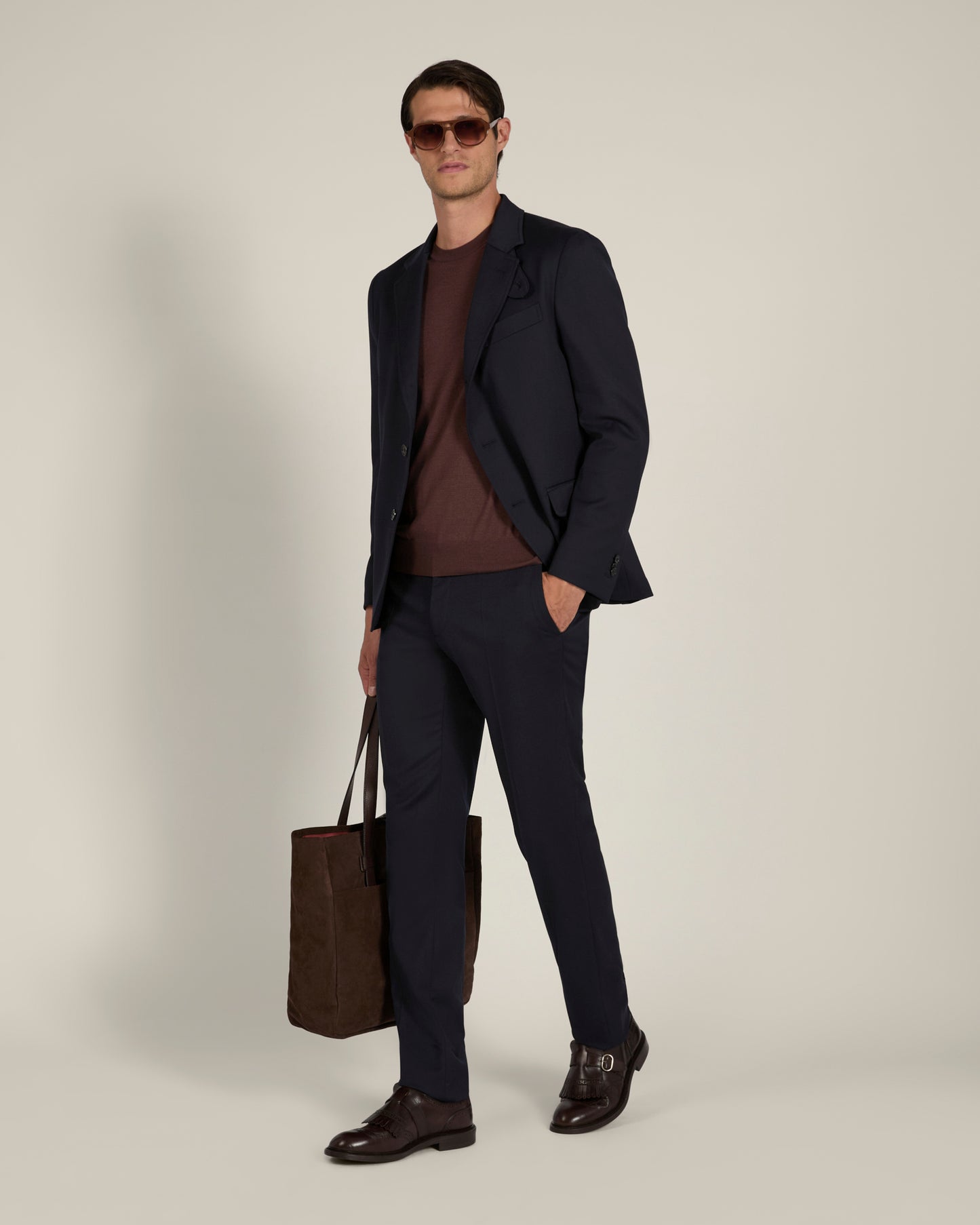 Regular-Fit Sakko aus Tekno-Twill
