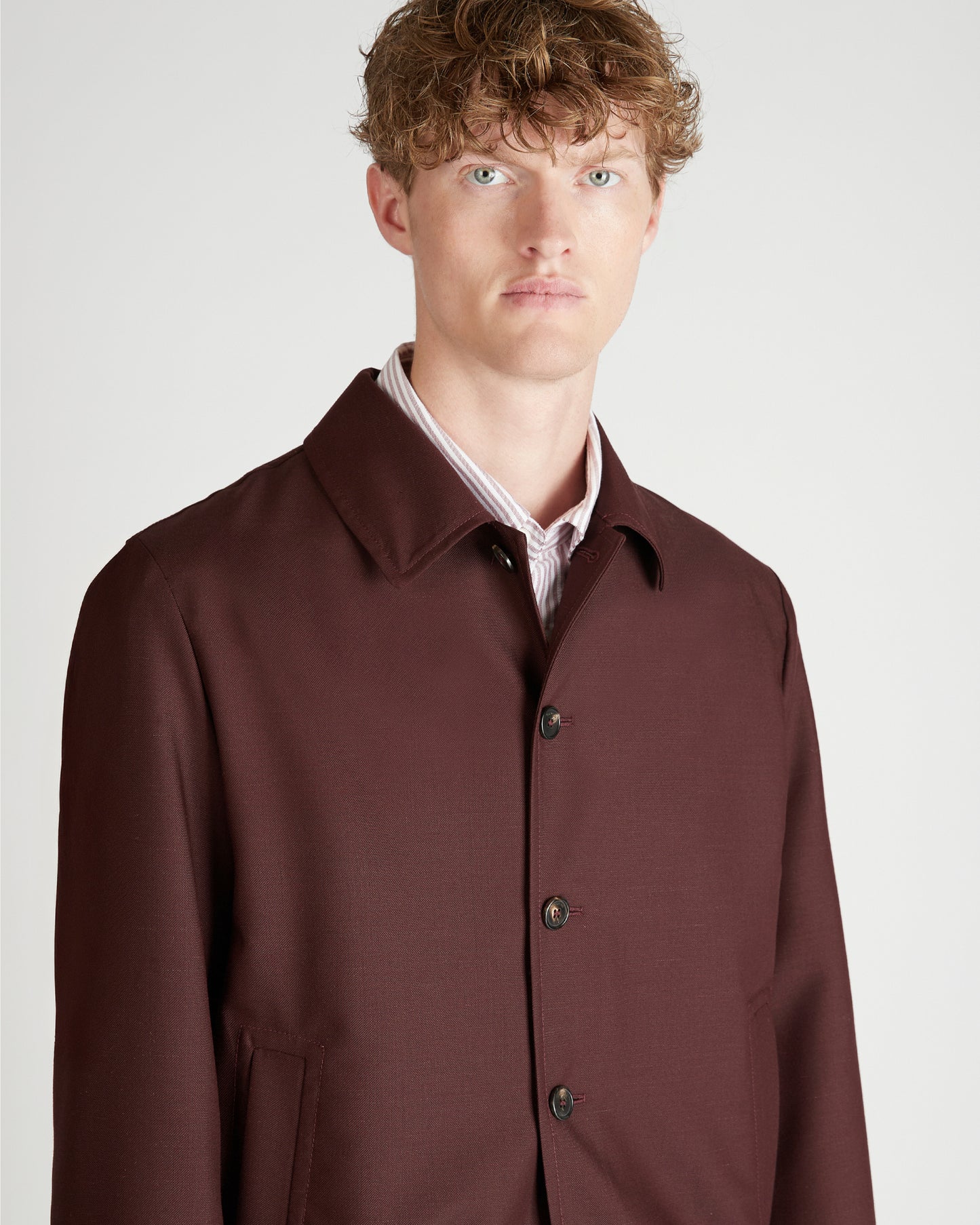 Bomberino in twill di lana e Mohair