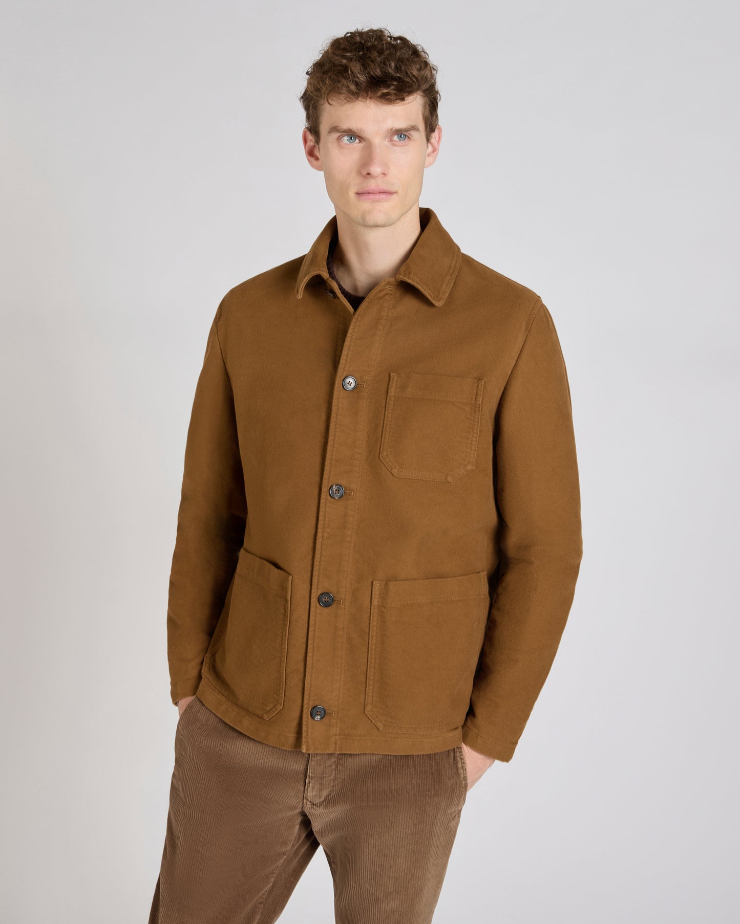 Moleskin blouson jacket