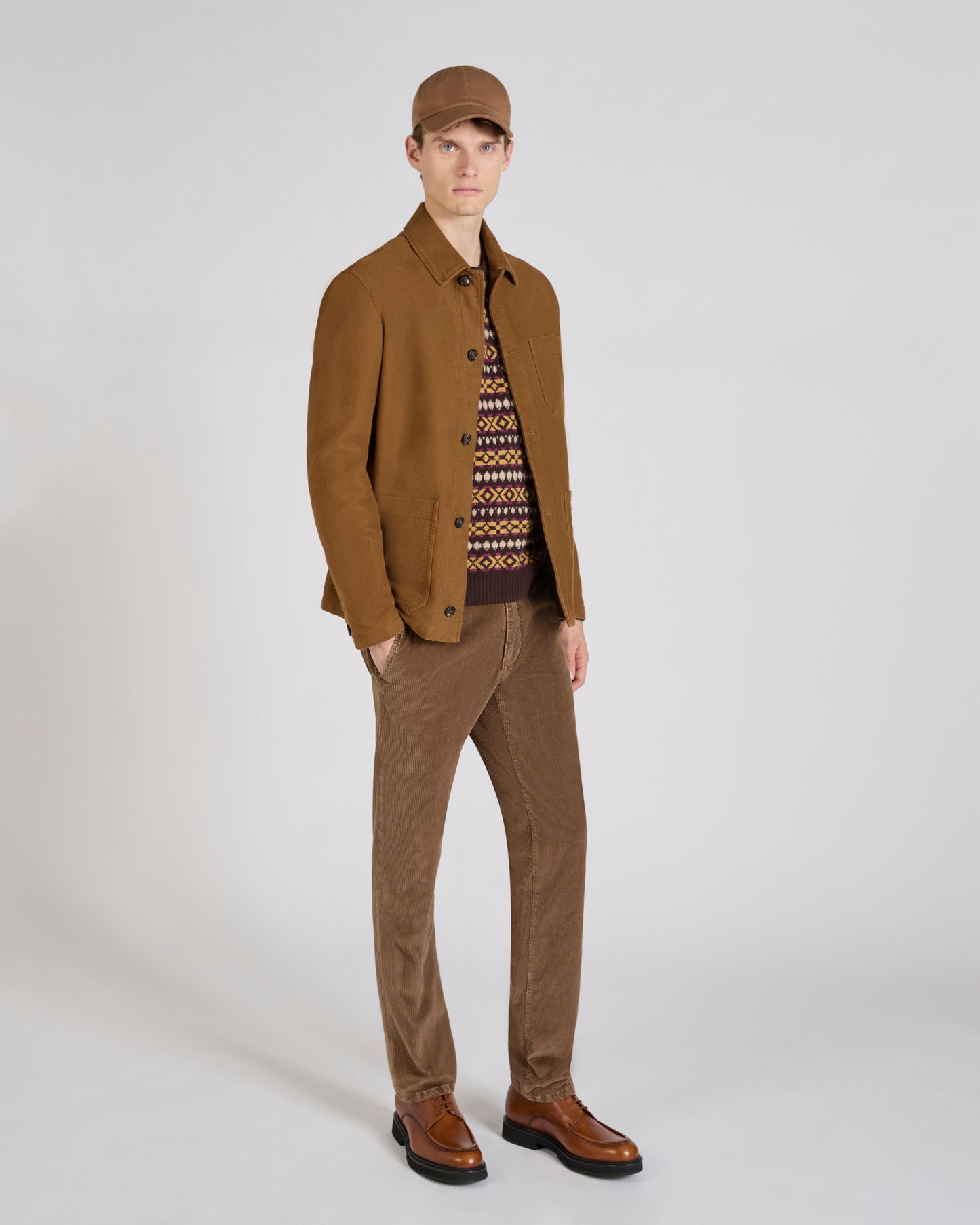 Moleskin blouson jacket