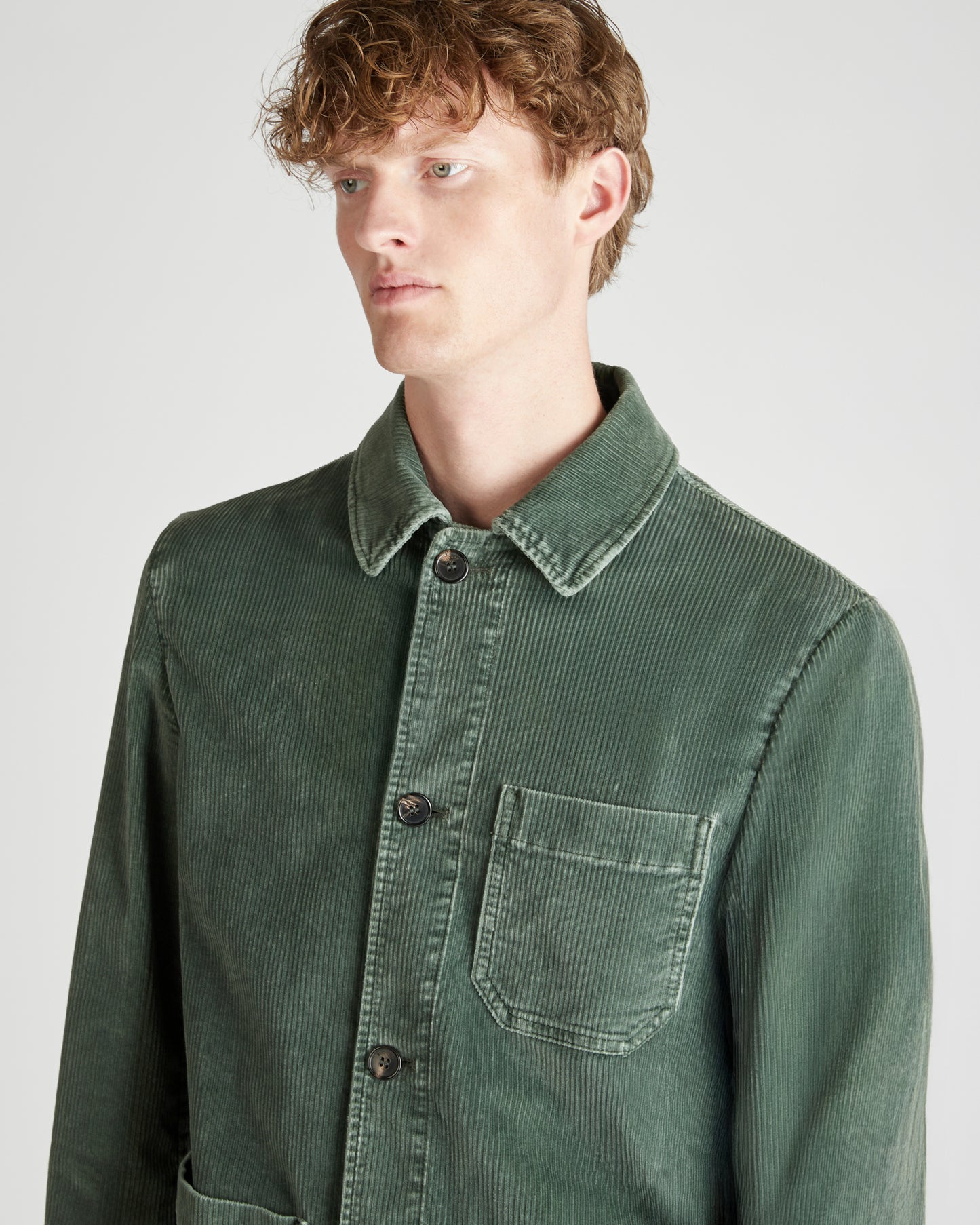 Délavé corduroy blouson jacket