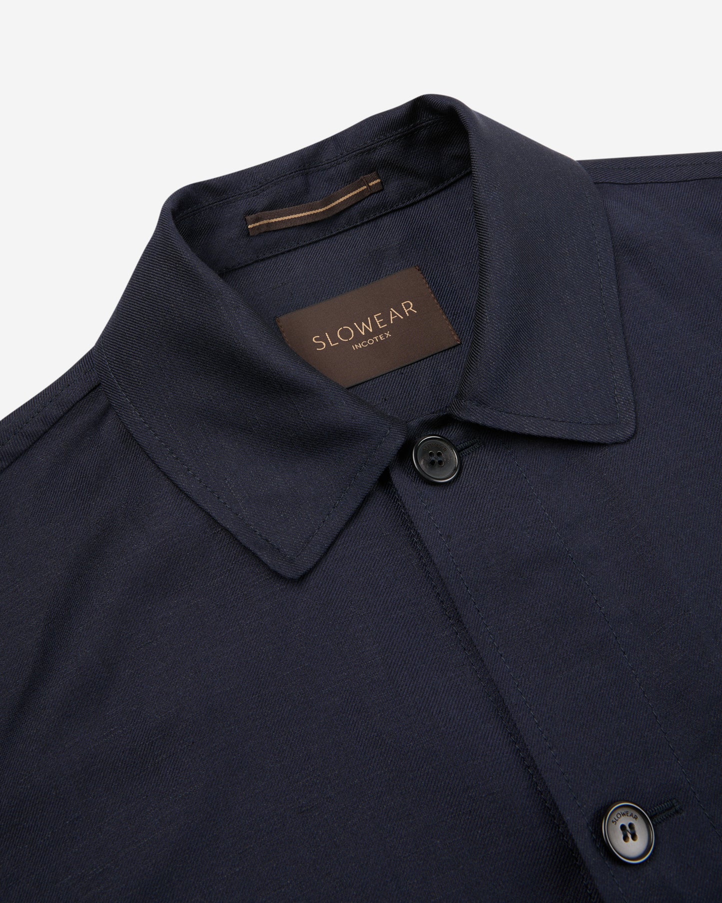 Wool and linen blouson jacket