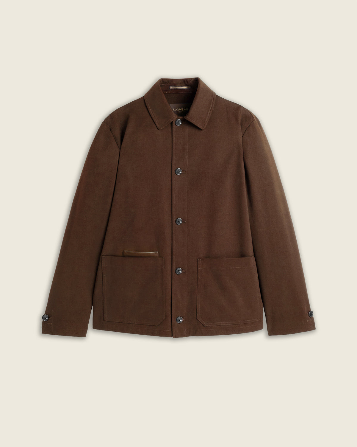 Chore-Jacke aus Baumwoll-Kaschmir-Gabardine