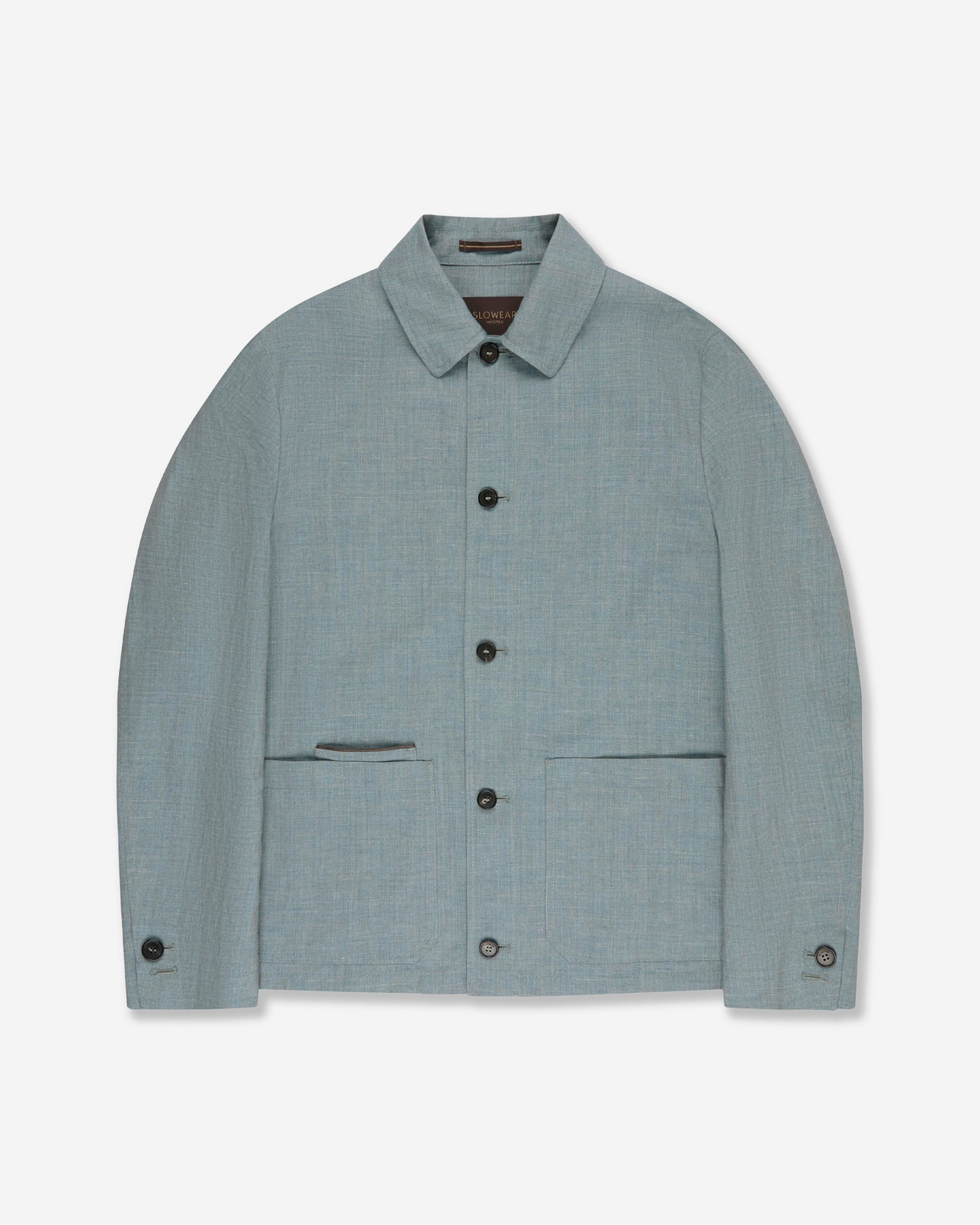 Wool, linen and silk blouson jacket