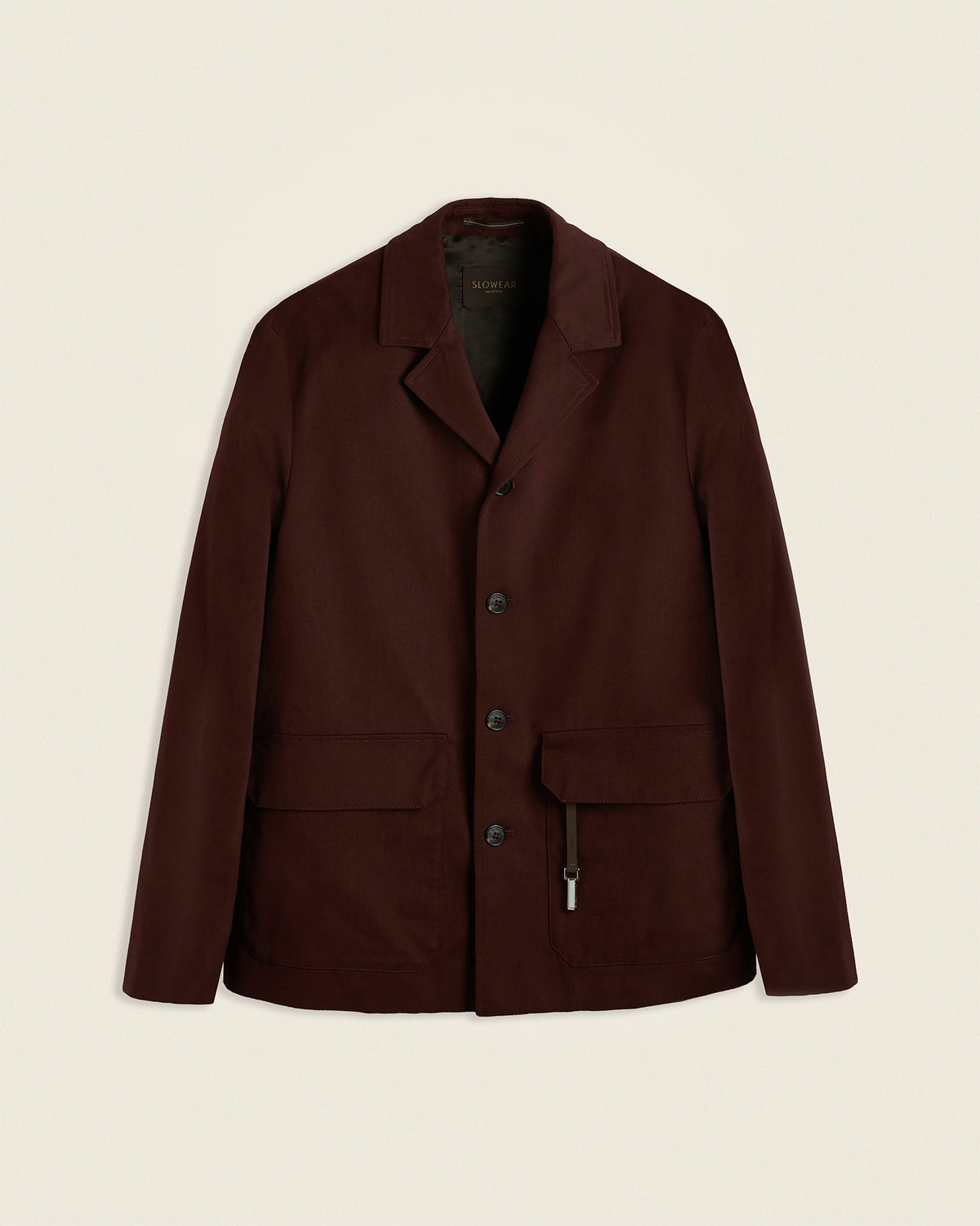 Chore-Jacke aus Baumwoll-Kaschmir-Gabardine