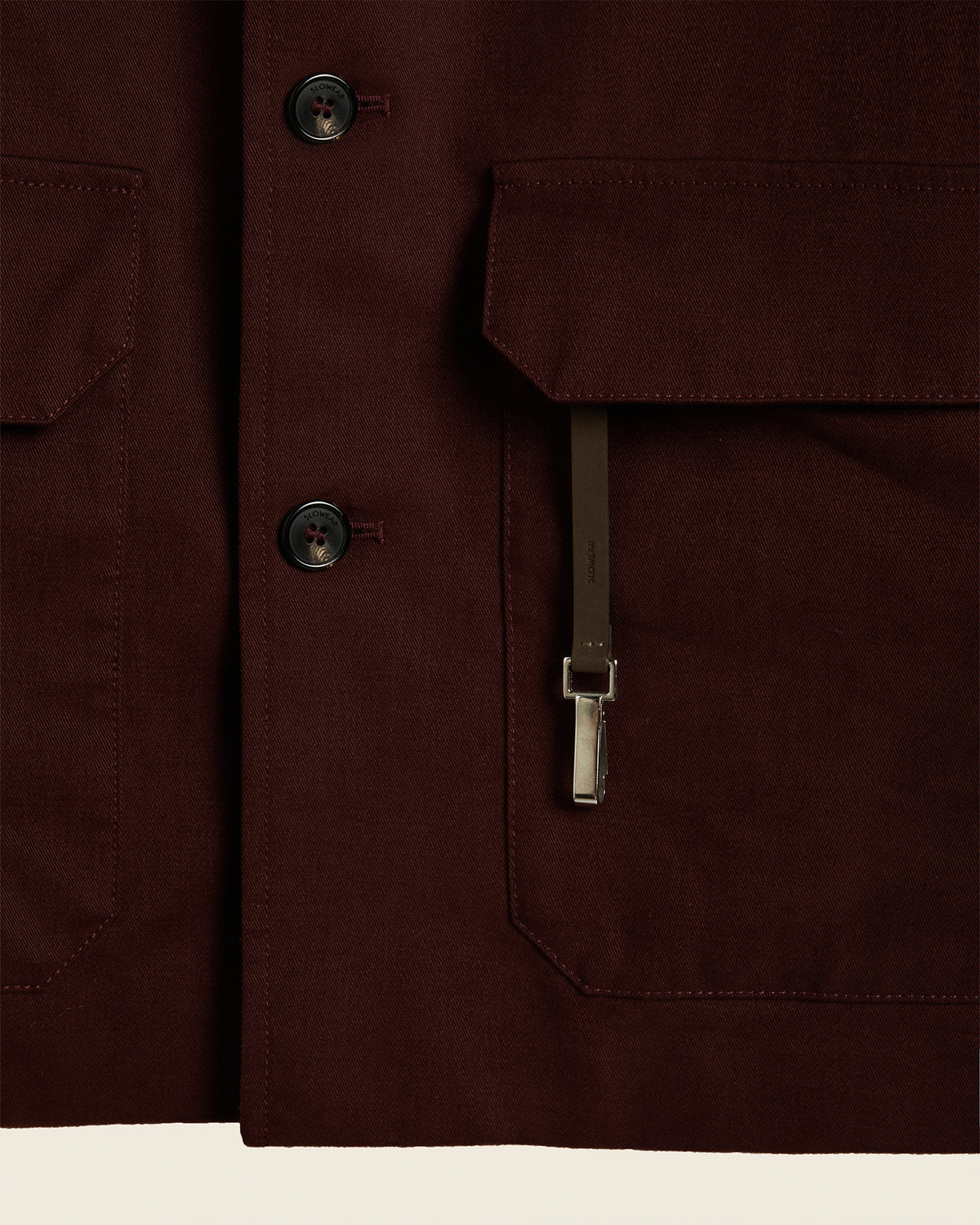 Chore-Jacke aus Baumwoll-Kaschmir-Gabardine