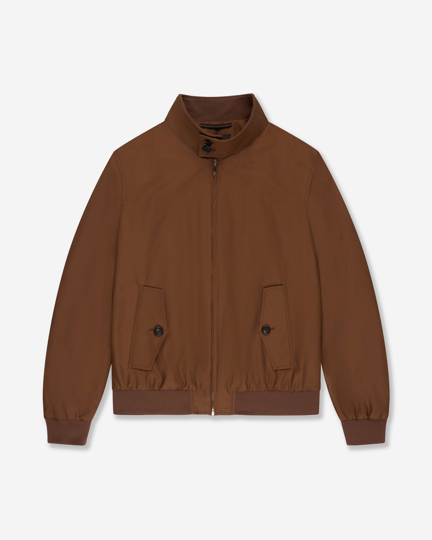 Water-repellent cotton and nylon blouson jacket