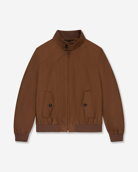 Water-repellent cotton and nylon blouson jacket