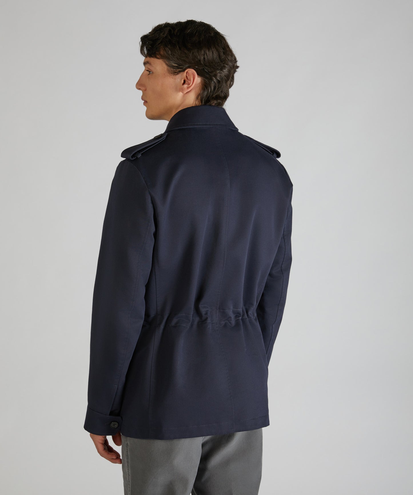 Montedoro - コットンとウール・フランキジャ - ダークブルー – Slowear