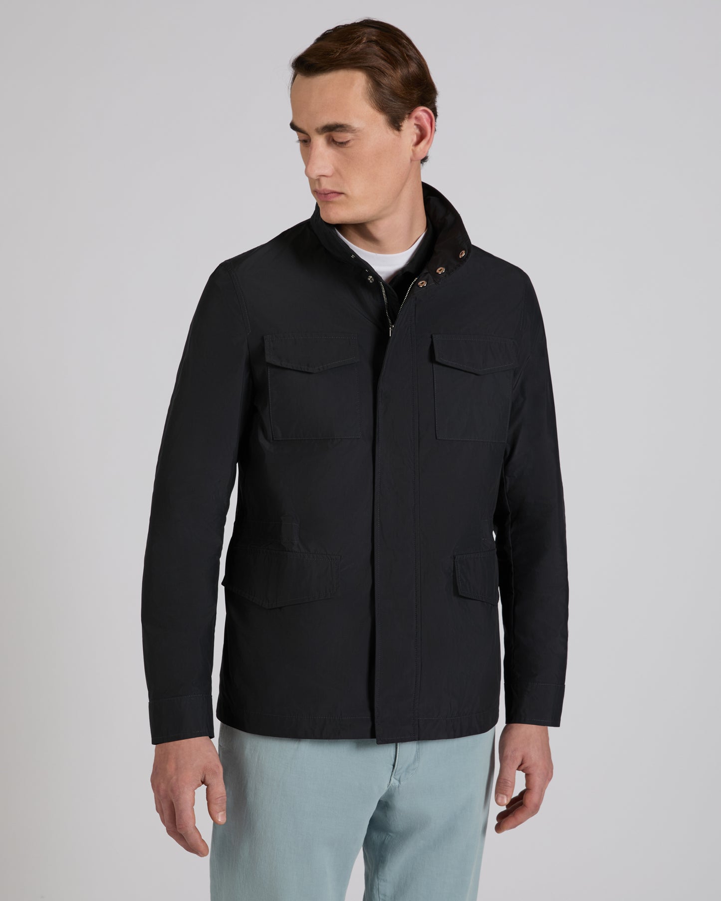 Technical fabric field jacket