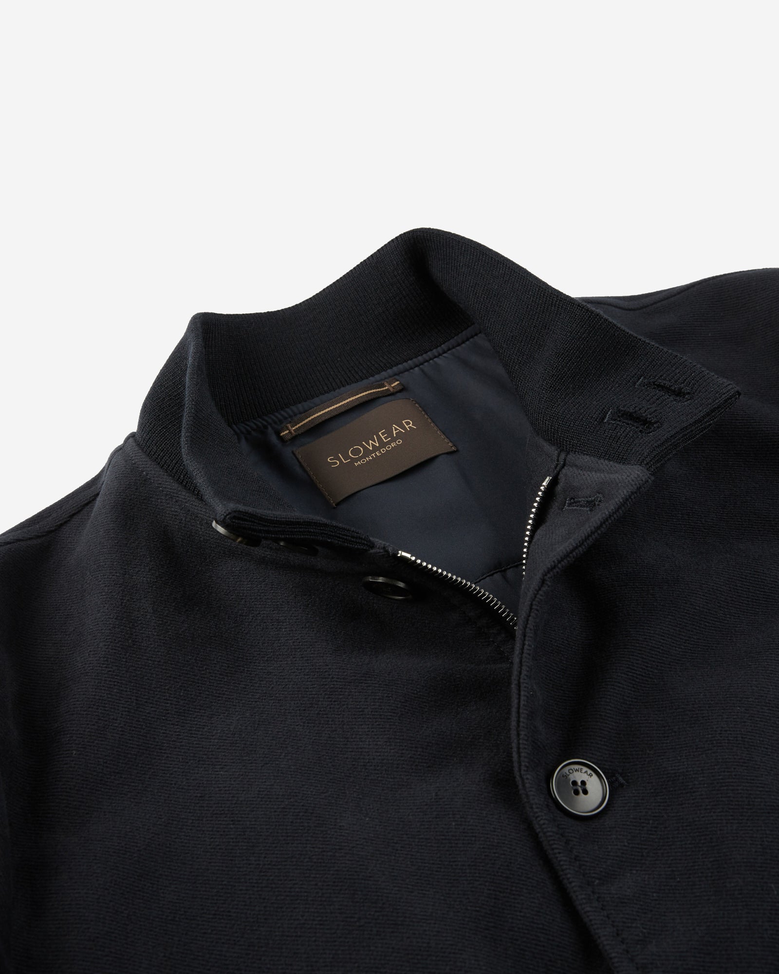 SLOWEAR スラックス ネイビー 無地 48 Durable fashion for timeless elegance – Slowear