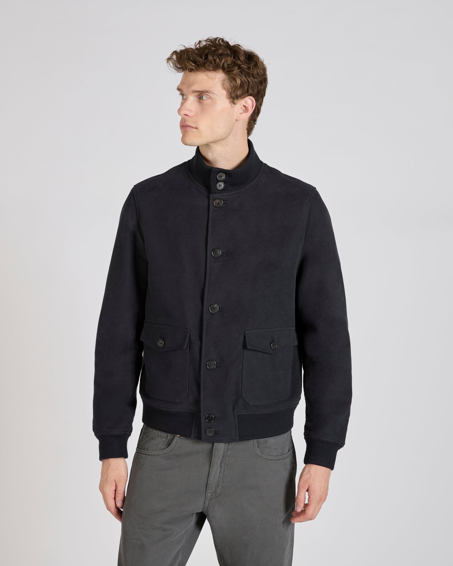 モレスキン・ボンバー