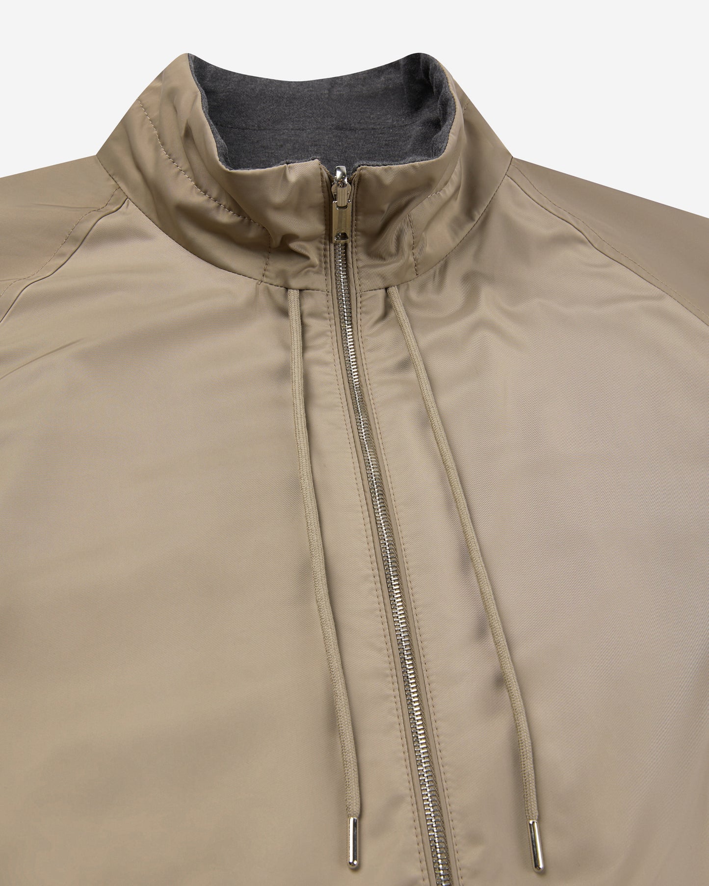 ポリエステルタフタ・リバーシブルブルゾン