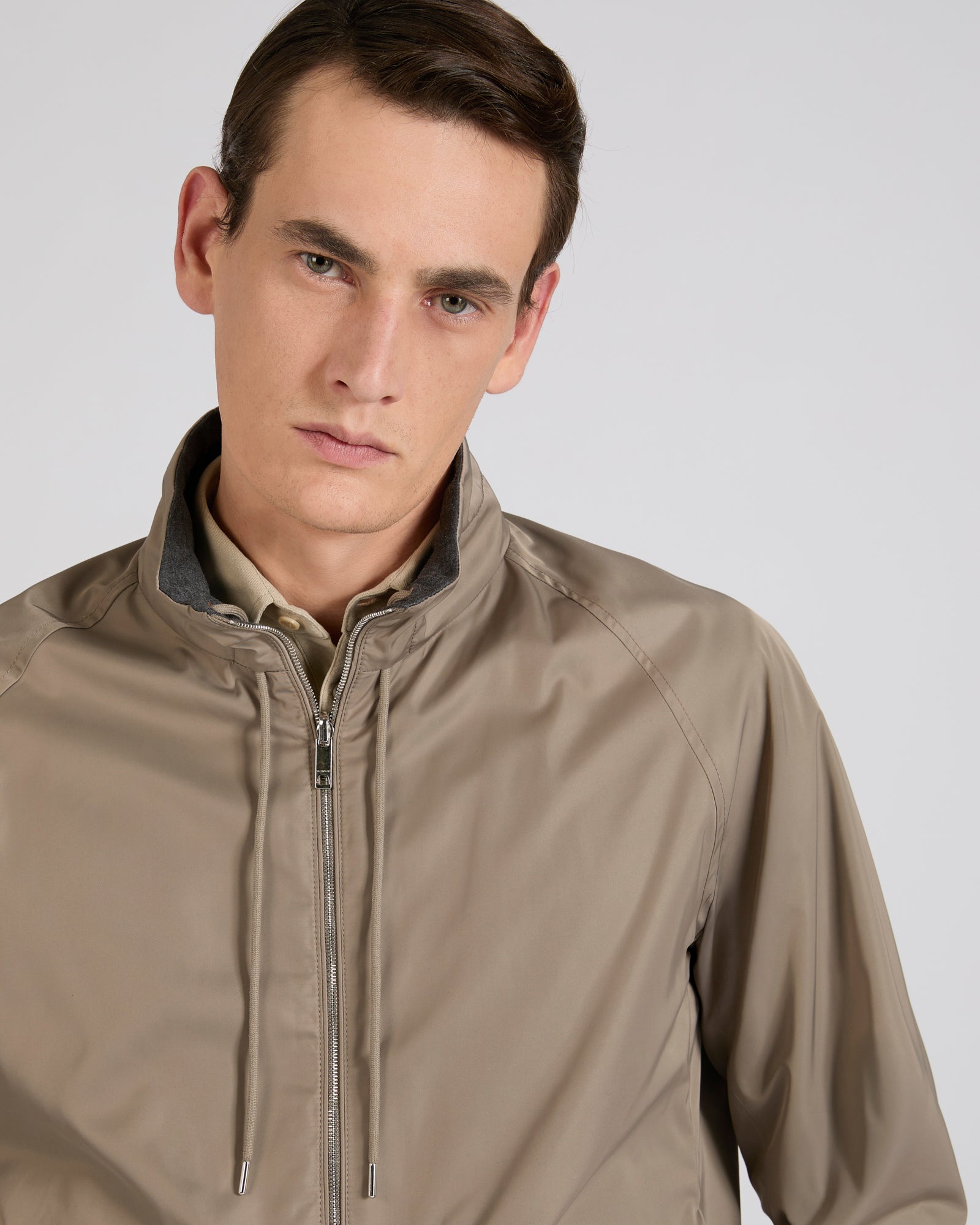 Montedoro - Reversible polyester taffeta blouson jacket - dark