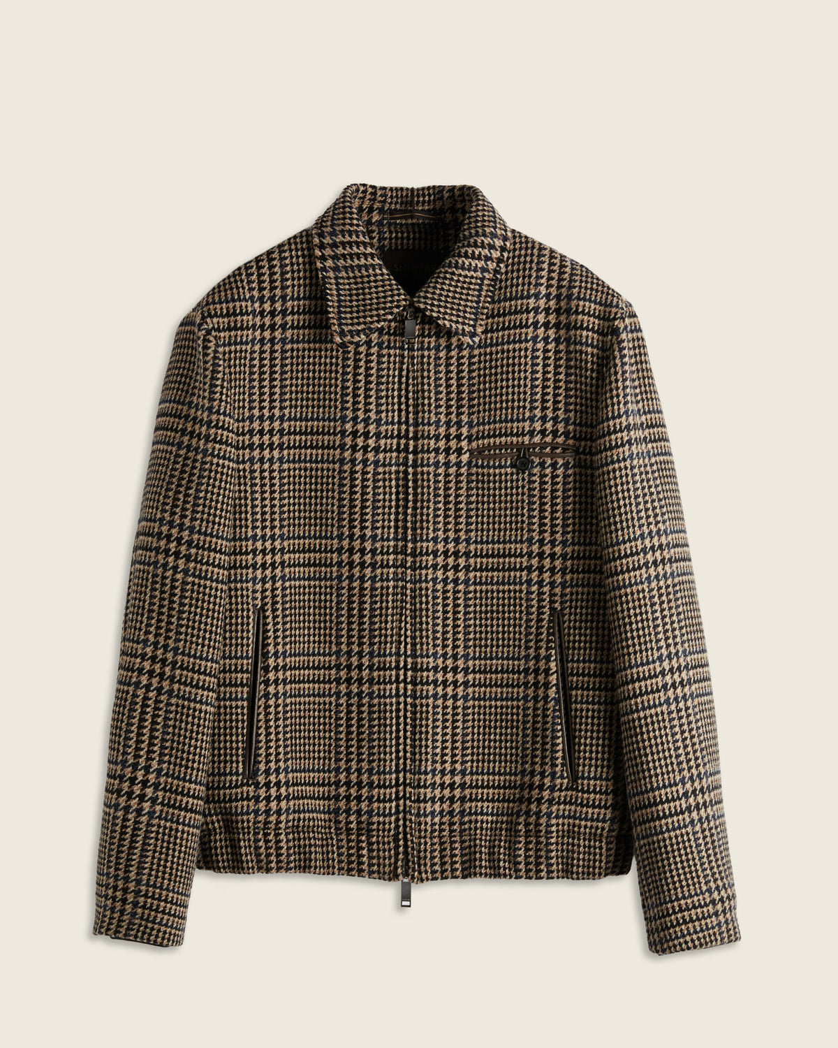 Bomber Primo en laine et cachemire PrincedeGalles