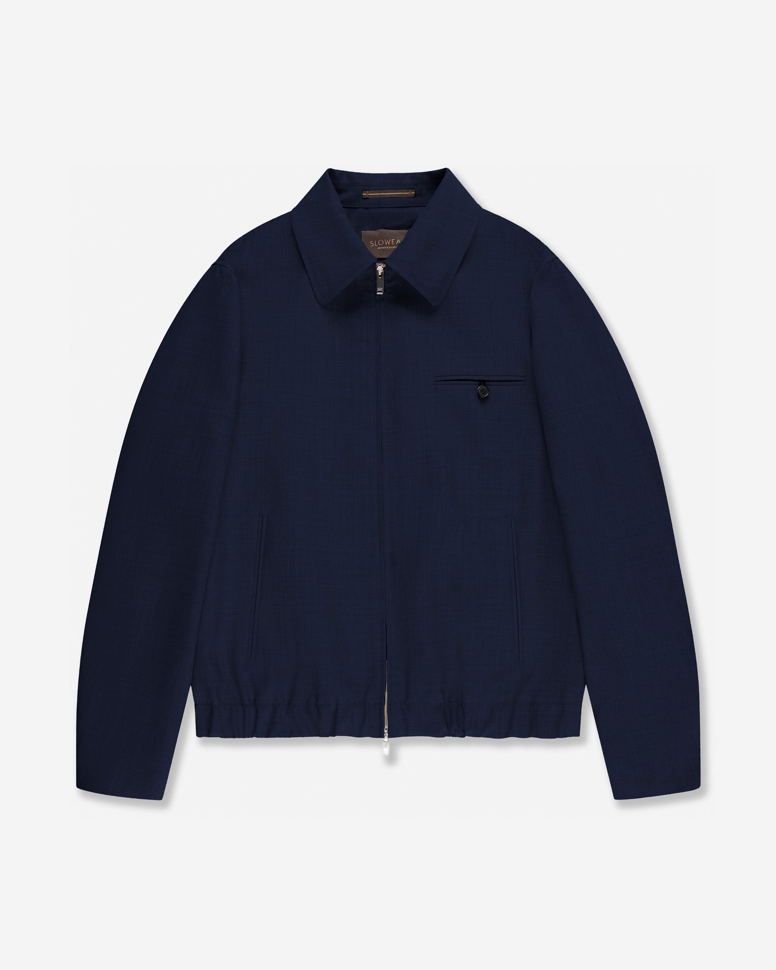 Montedoro メンズブルゾン　ダークネイビー Montedoro - Slim-fit cotton 