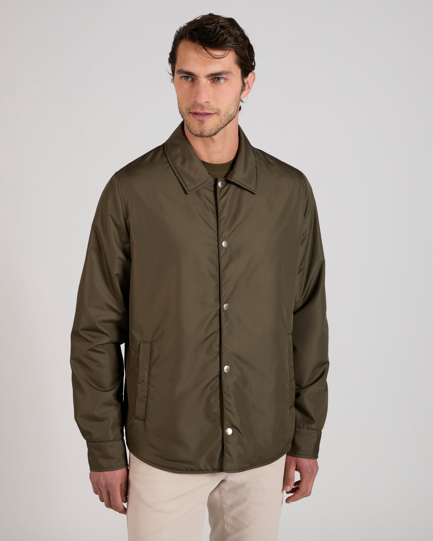 Teknotela water-repellent padded shirt