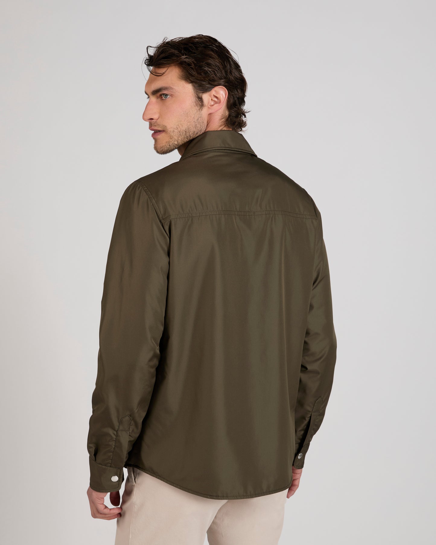 Teknotela water-repellent padded shirt