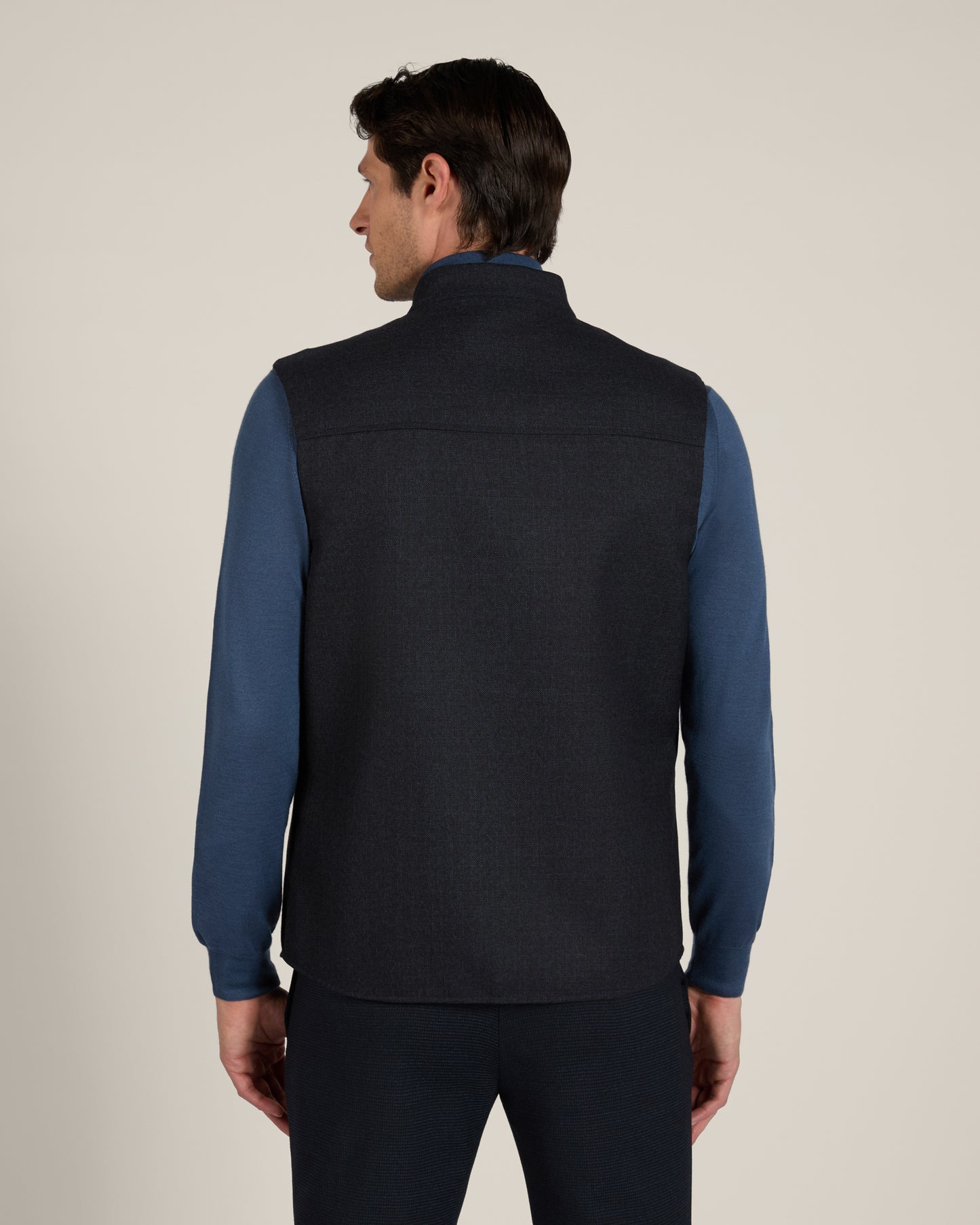 Gilet regular fit in lana