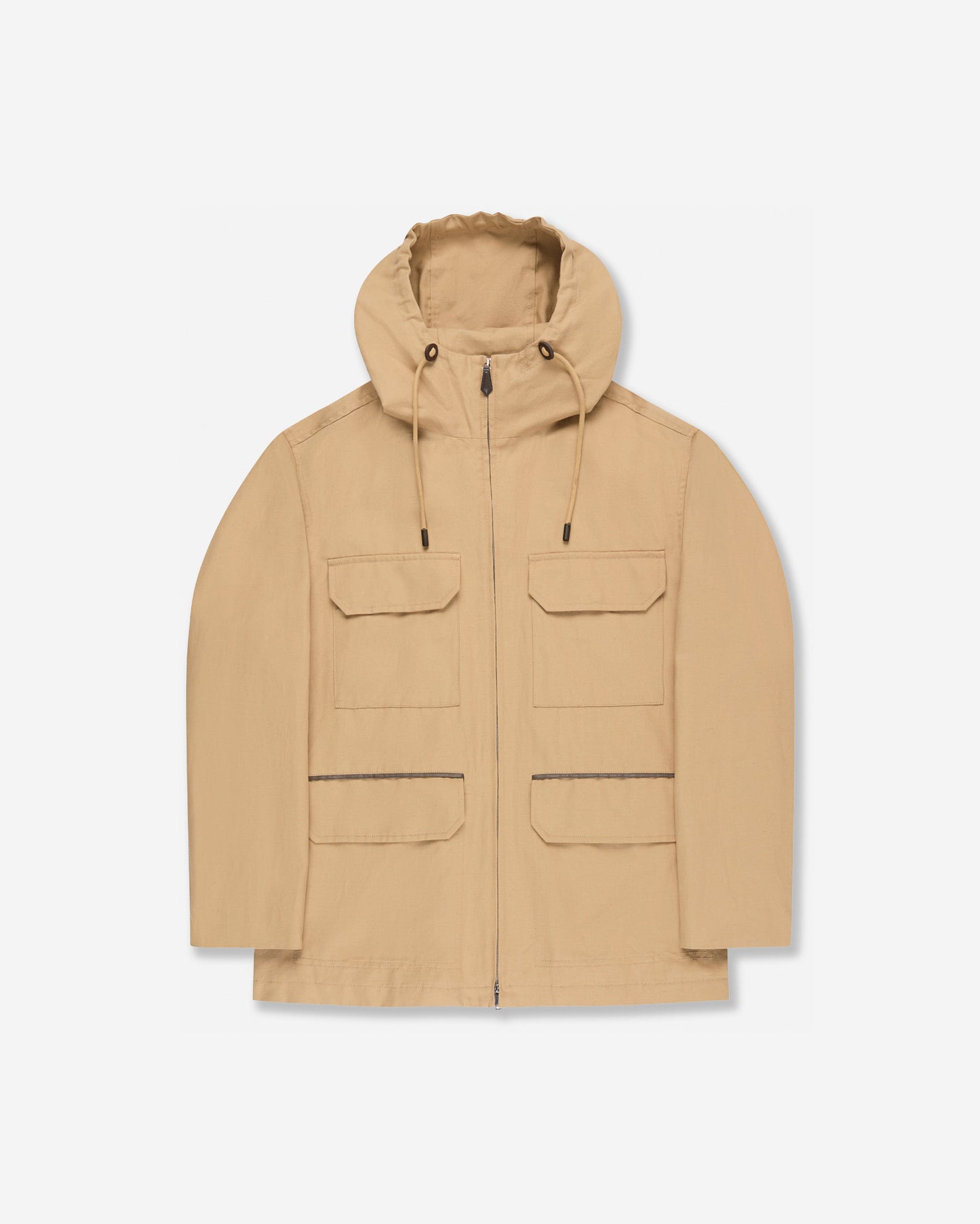 Cotton and linen canvas jacket