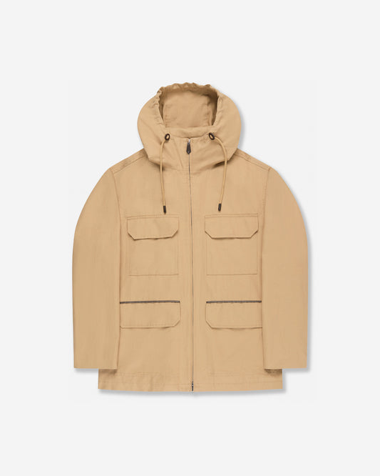 Cotton and linen canvas jacket