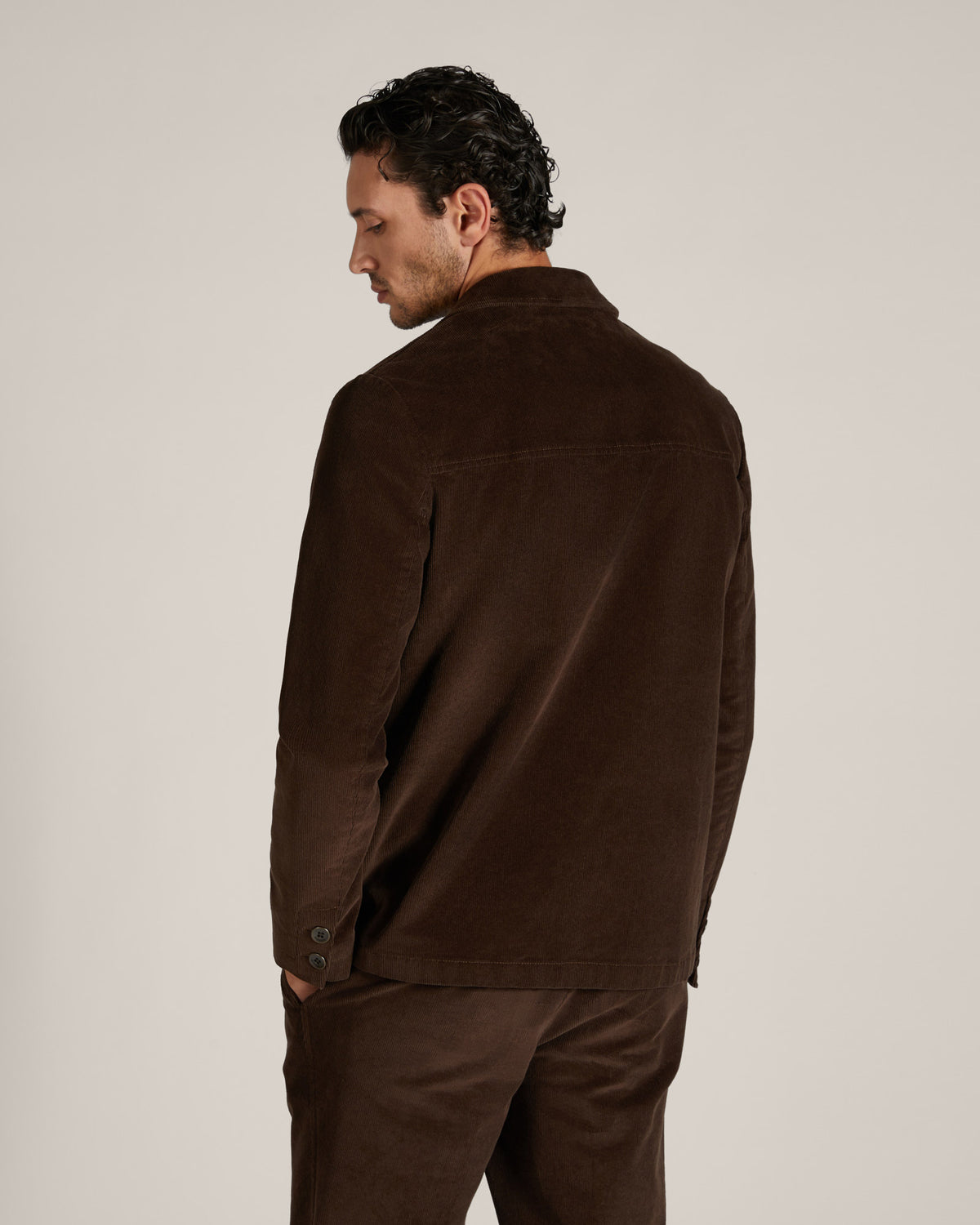 Slim-Fit Bacaro Chore-Jacke aus Cord