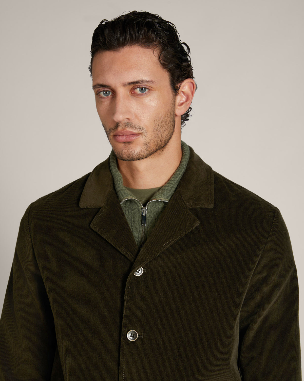 Slim-Fit Bacaro Chore-Jacke aus Cord