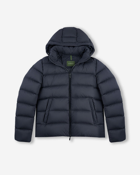 Slowear - Bomber jacket with down padding - dark blue