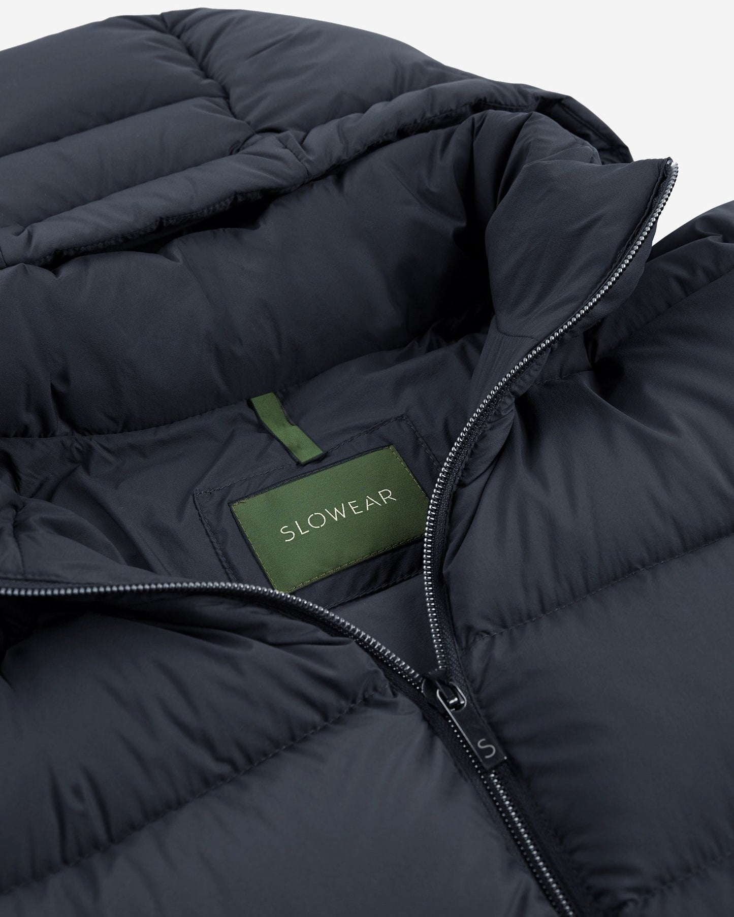 Slowear - Bomber jacket with down padding - dark blue