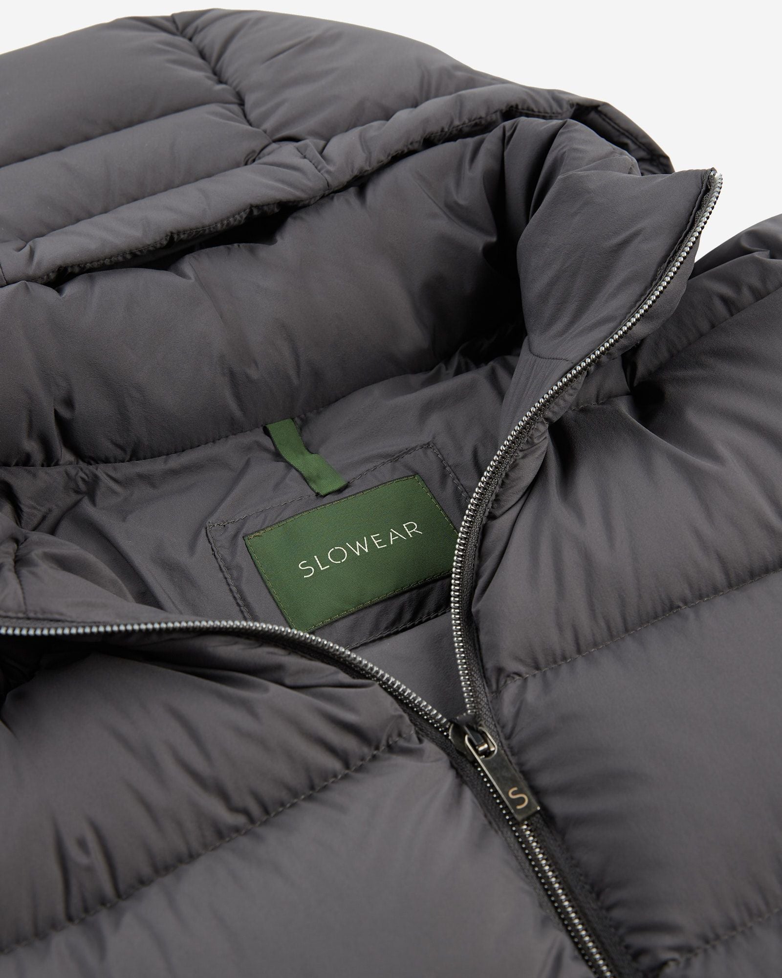 Slowear - Bomber jacket with down padding - dark grey