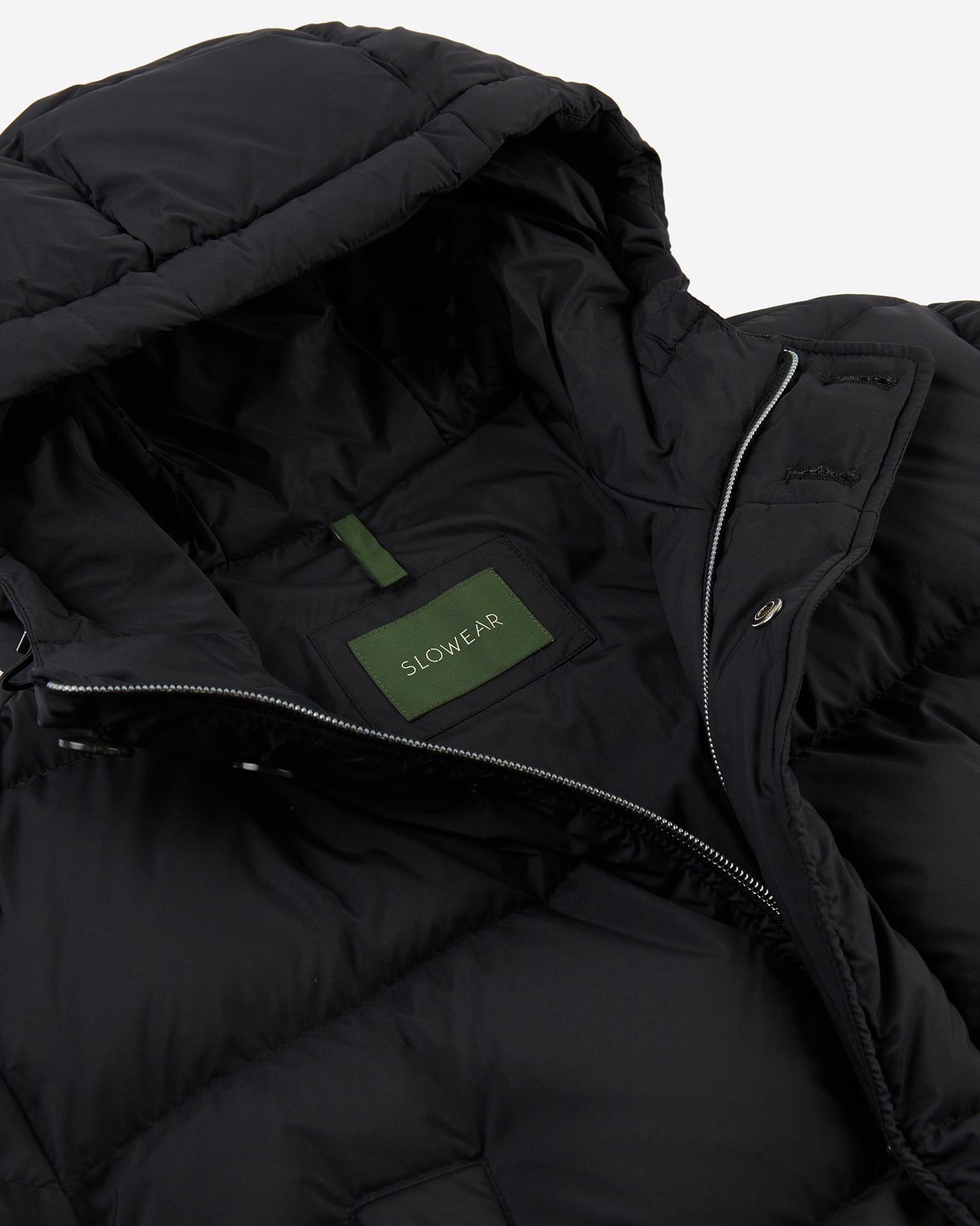 Parka con imbottitura in piuma