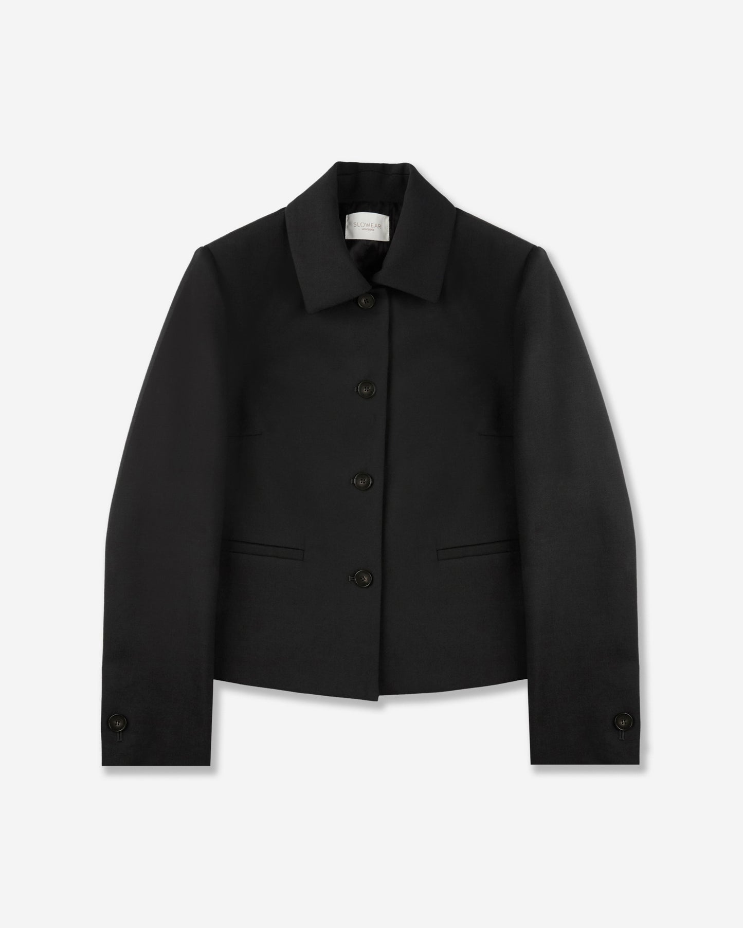 Giacca regular fit in lana bistretch